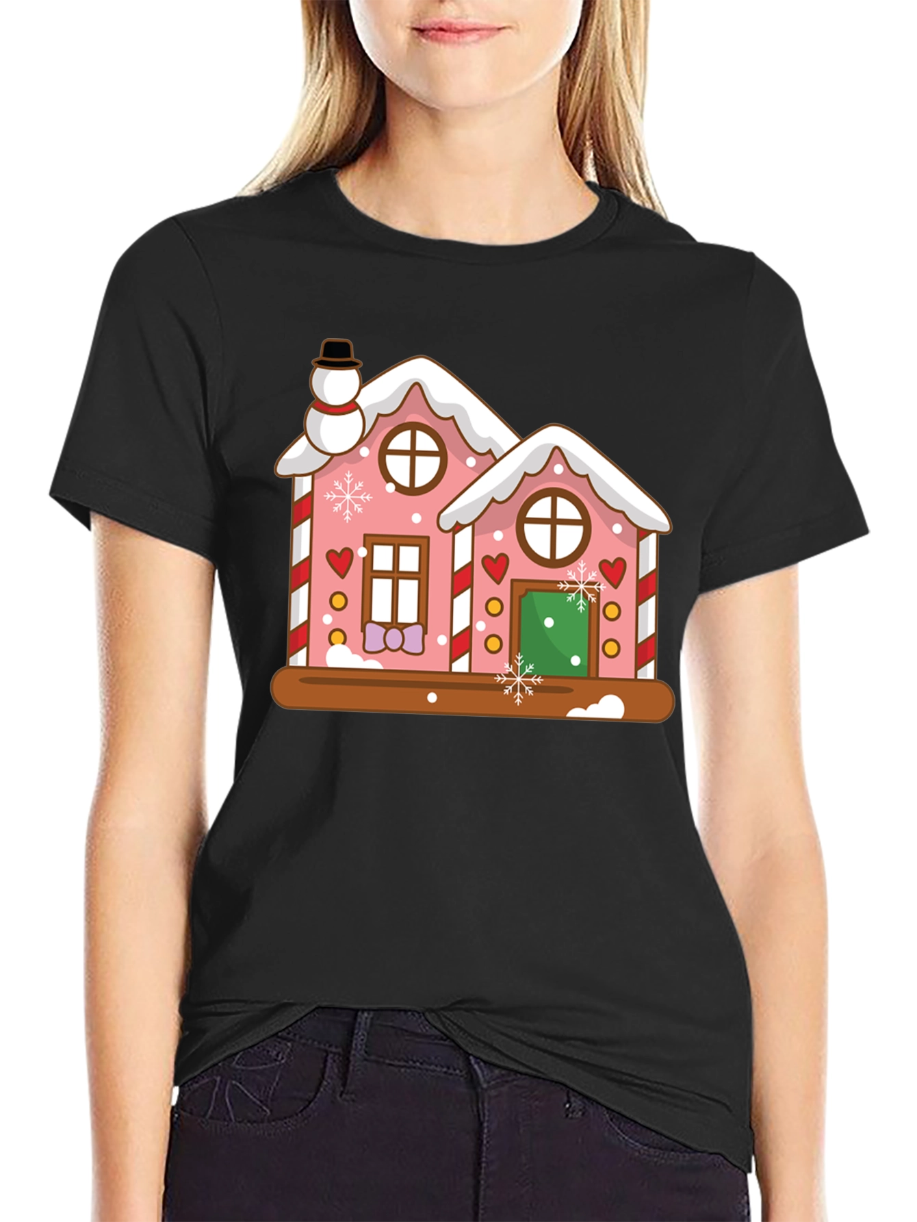 Gingerbread House Christmas T-Shirt