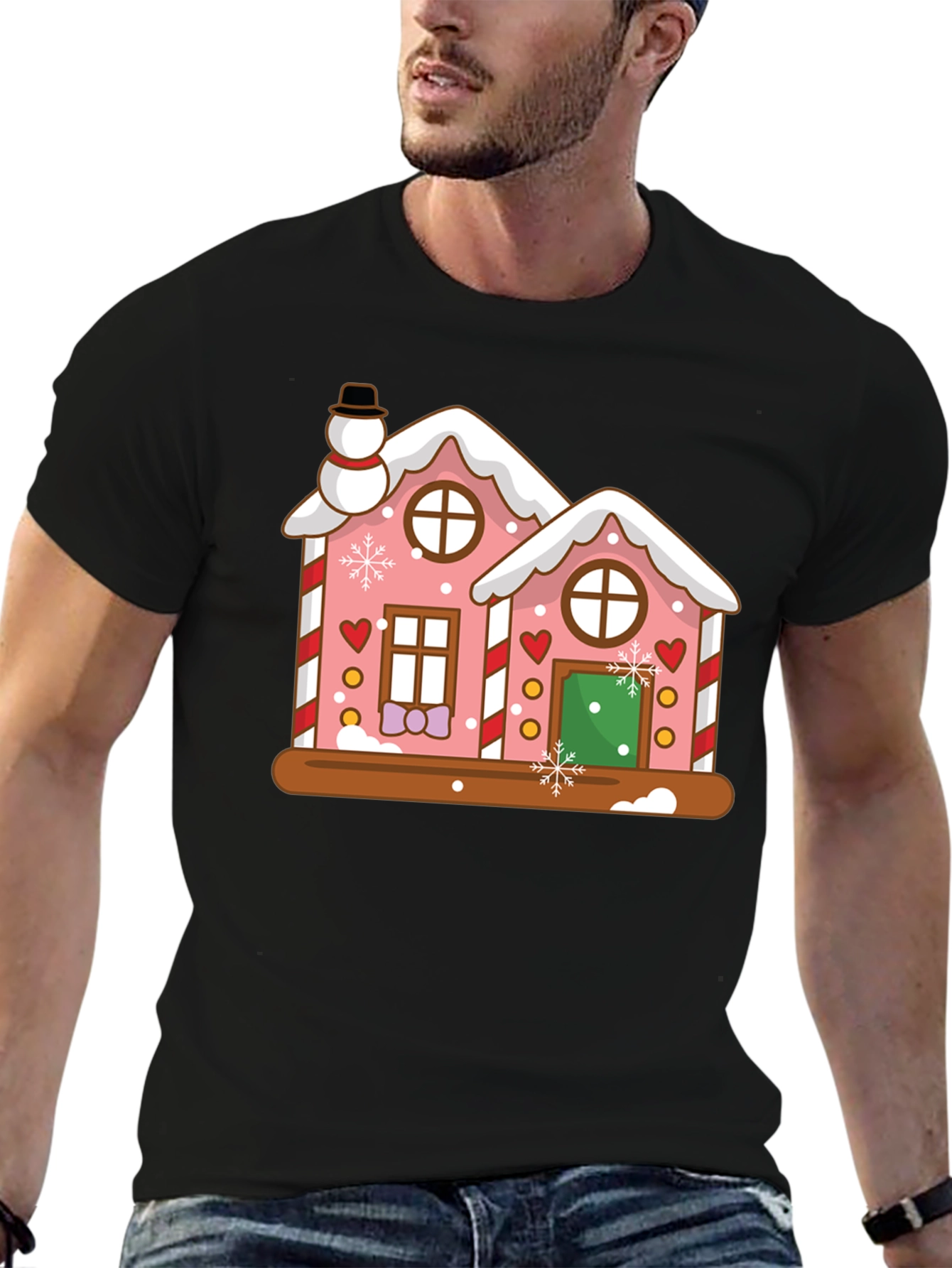 Gingerbread House Christmas T-Shirt