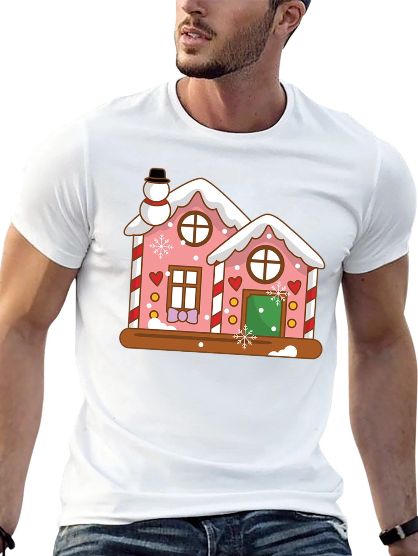 Gingerbread House Christmas T-Shirt