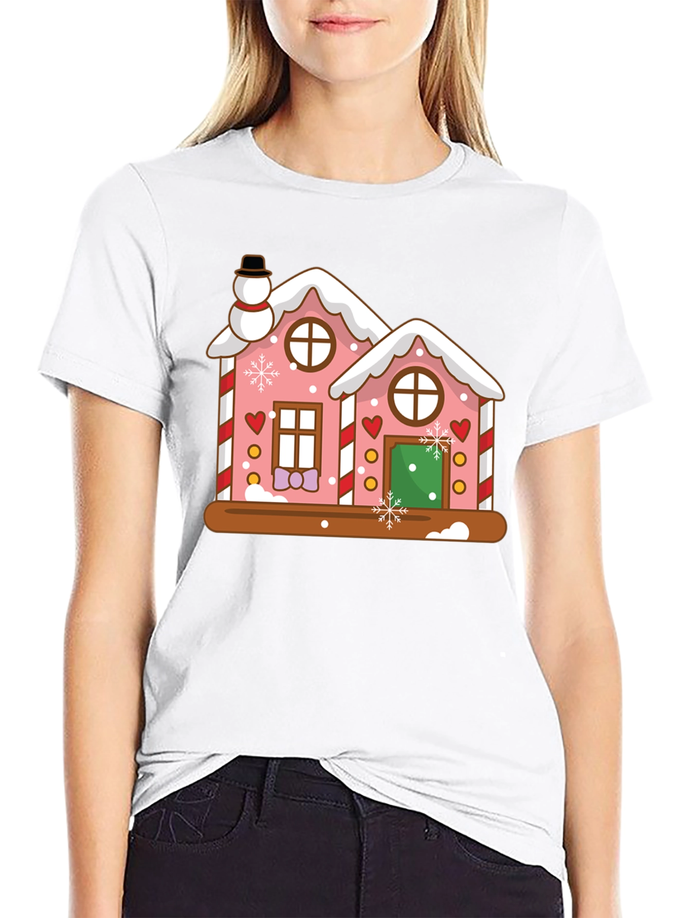 Gingerbread House Christmas T-Shirt