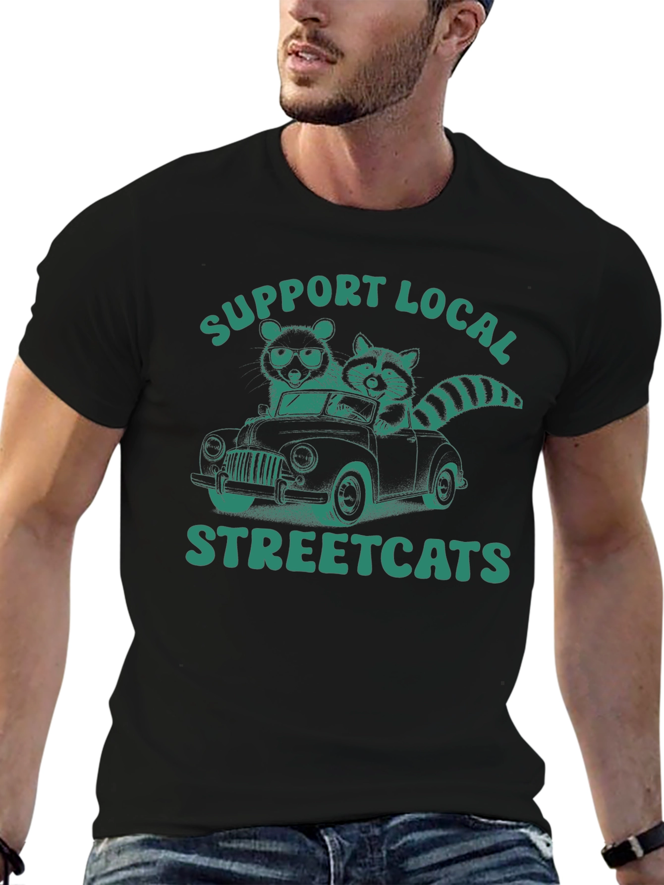 Support Local Streetcats T-Shirt