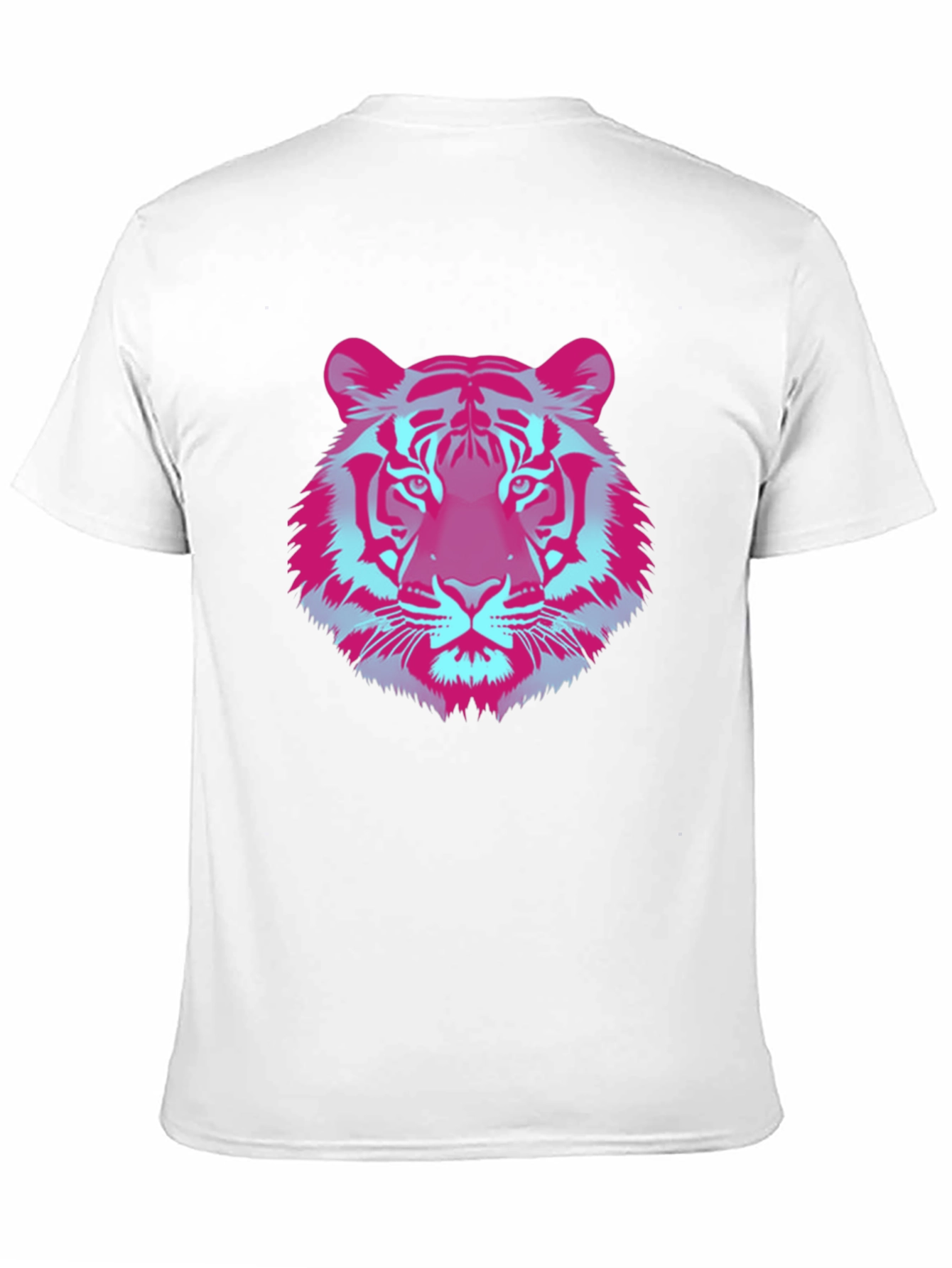 Vaporwave Tiger Graphic Tee - Cool Retro Style
