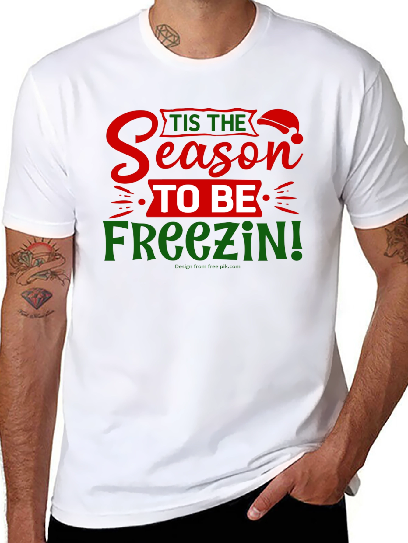 Tis the Season to Be Freezin Graphic Tee