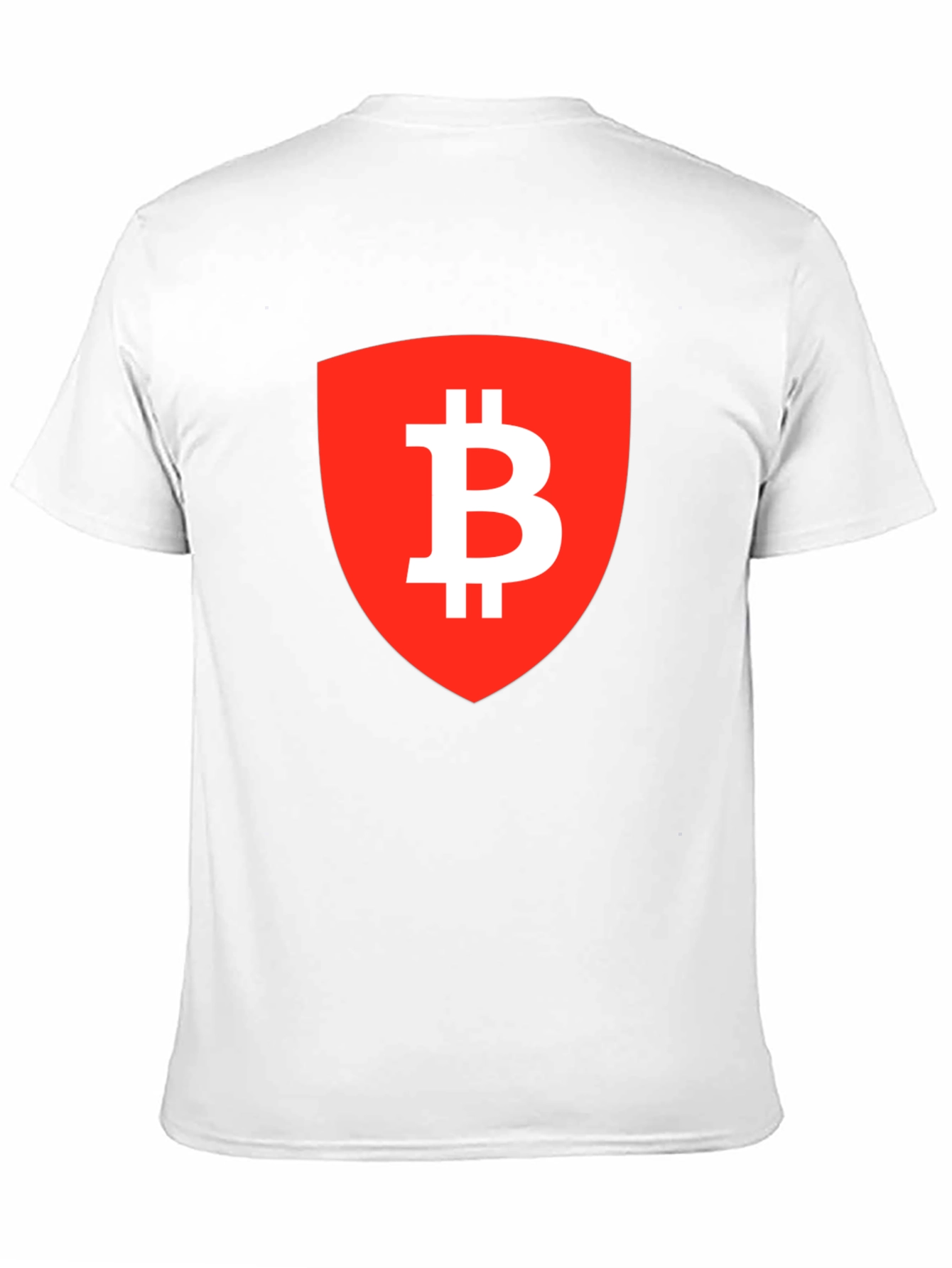 Bitcoin Shield Graphic Tee - Crypto Enthusiast T-Shirt