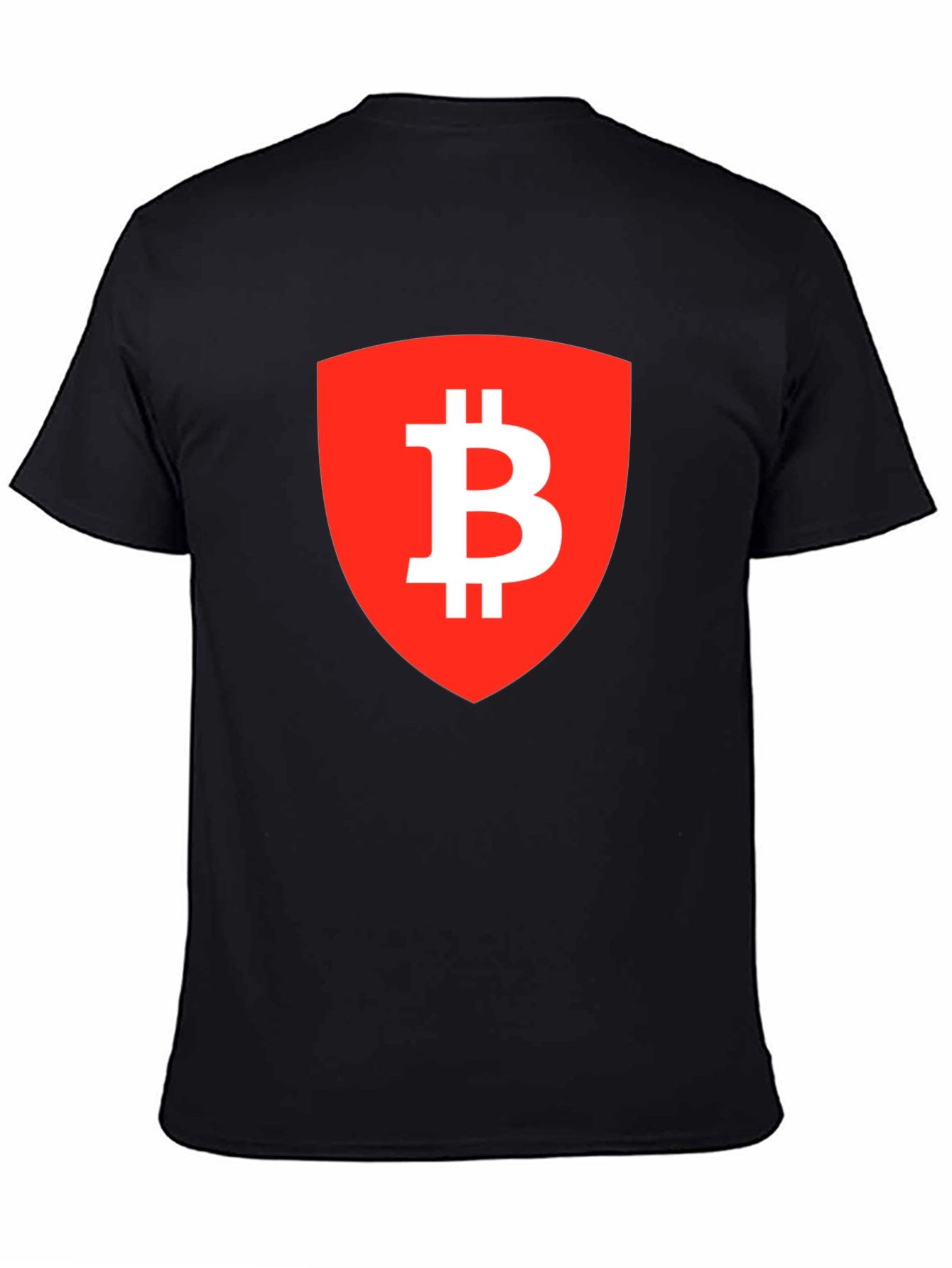 Bitcoin Shield Graphic Tee - Crypto Enthusiast T-Shirt