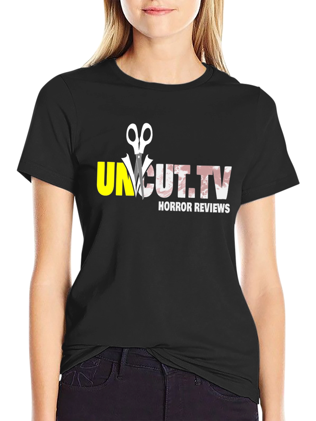 Uncut.tv Horror Reviews Graphic Tee