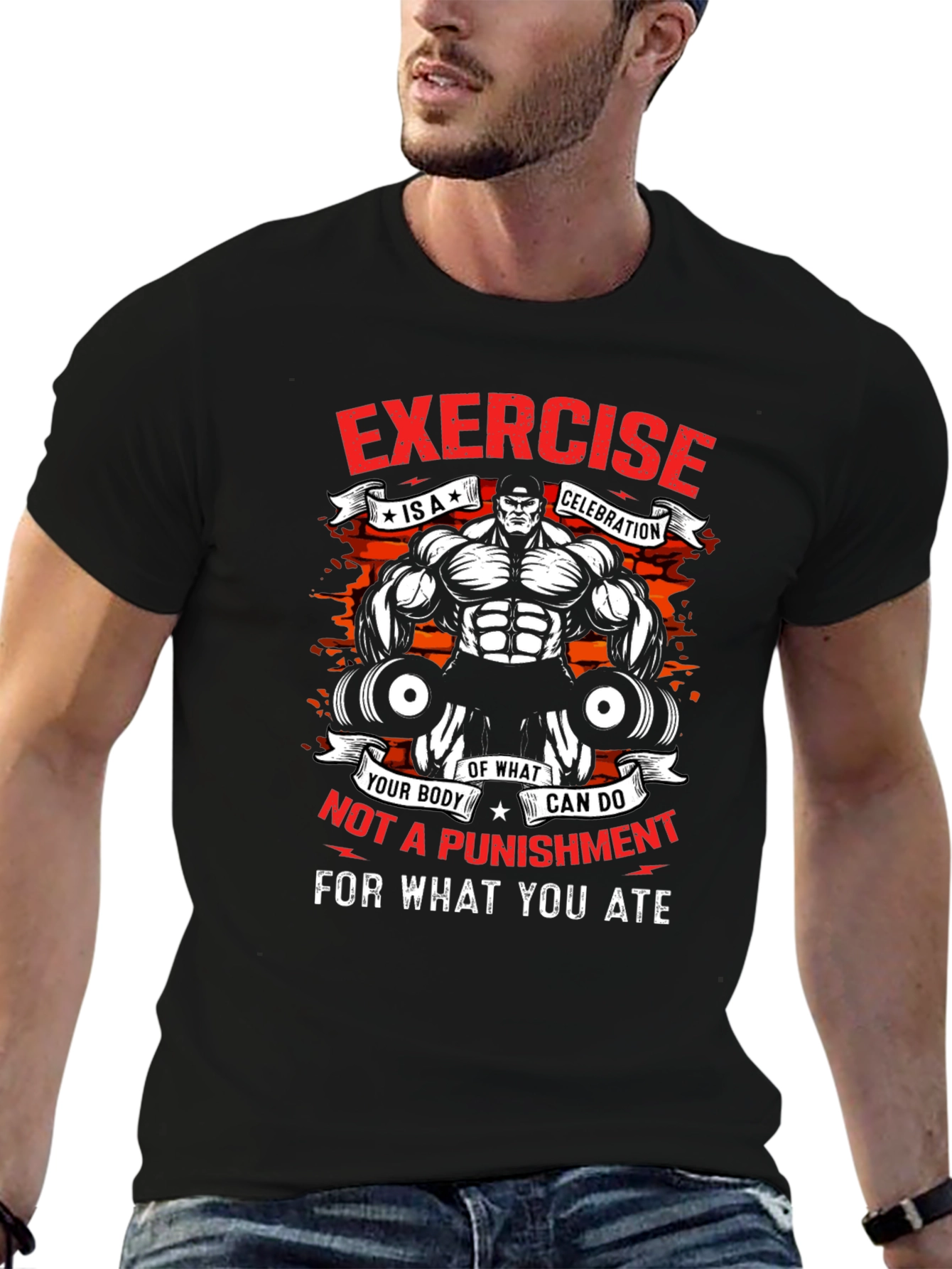 Exercise Celebration Graphic T-Shirt