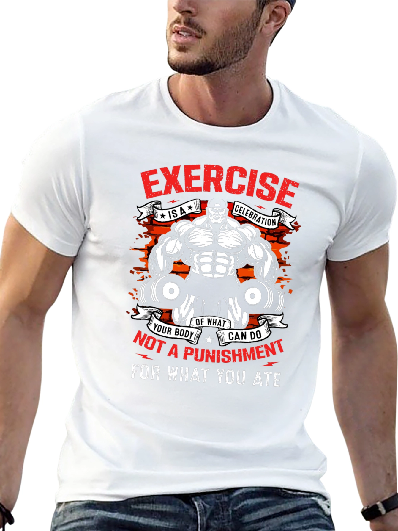 Exercise Celebration Graphic T-Shirt