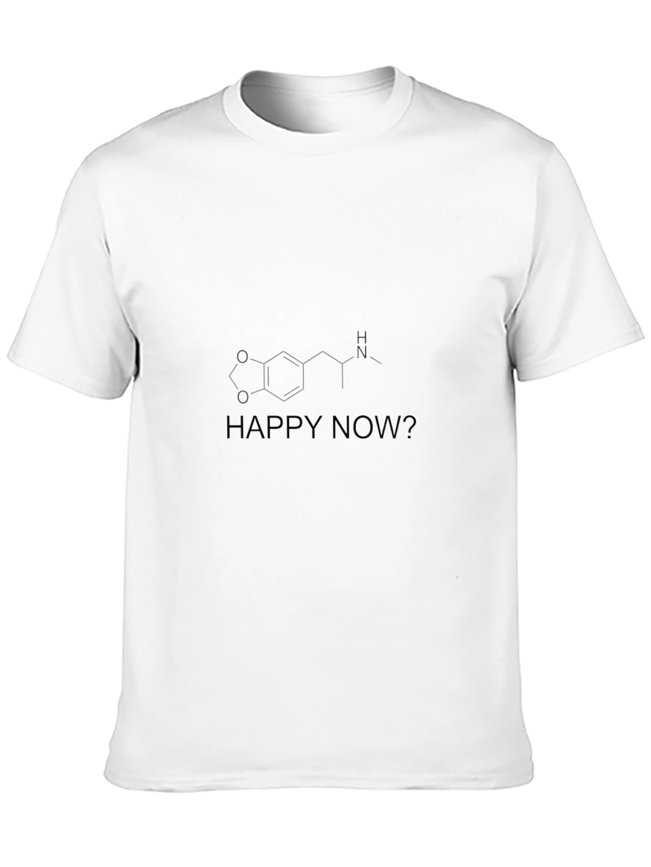 Happy Now? Graphic Tee - Black T-Shirt