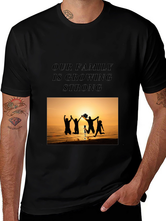 Family Strength Graphic Tee - Black