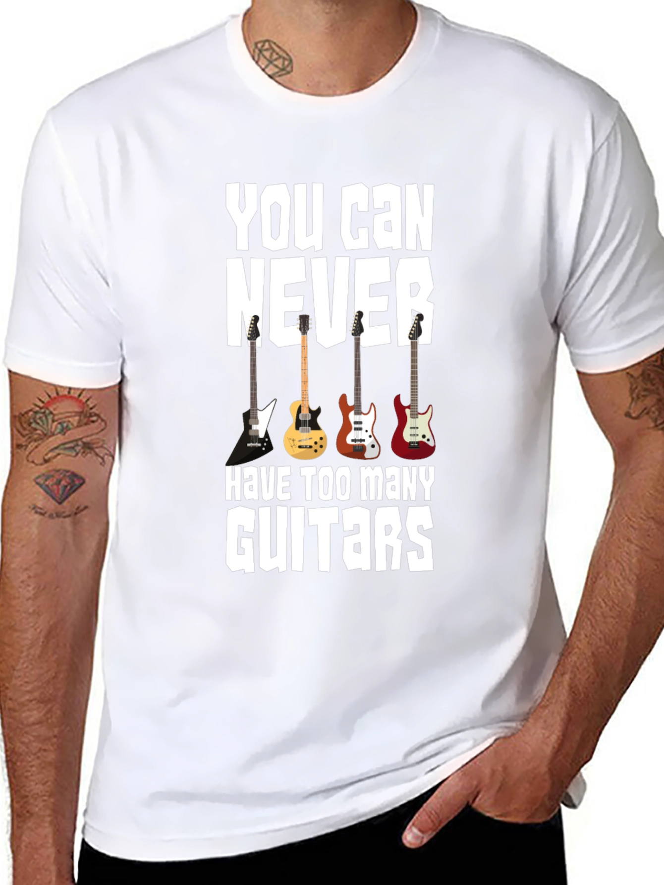 You Can Never Have Too Many Guitars T-Shirt