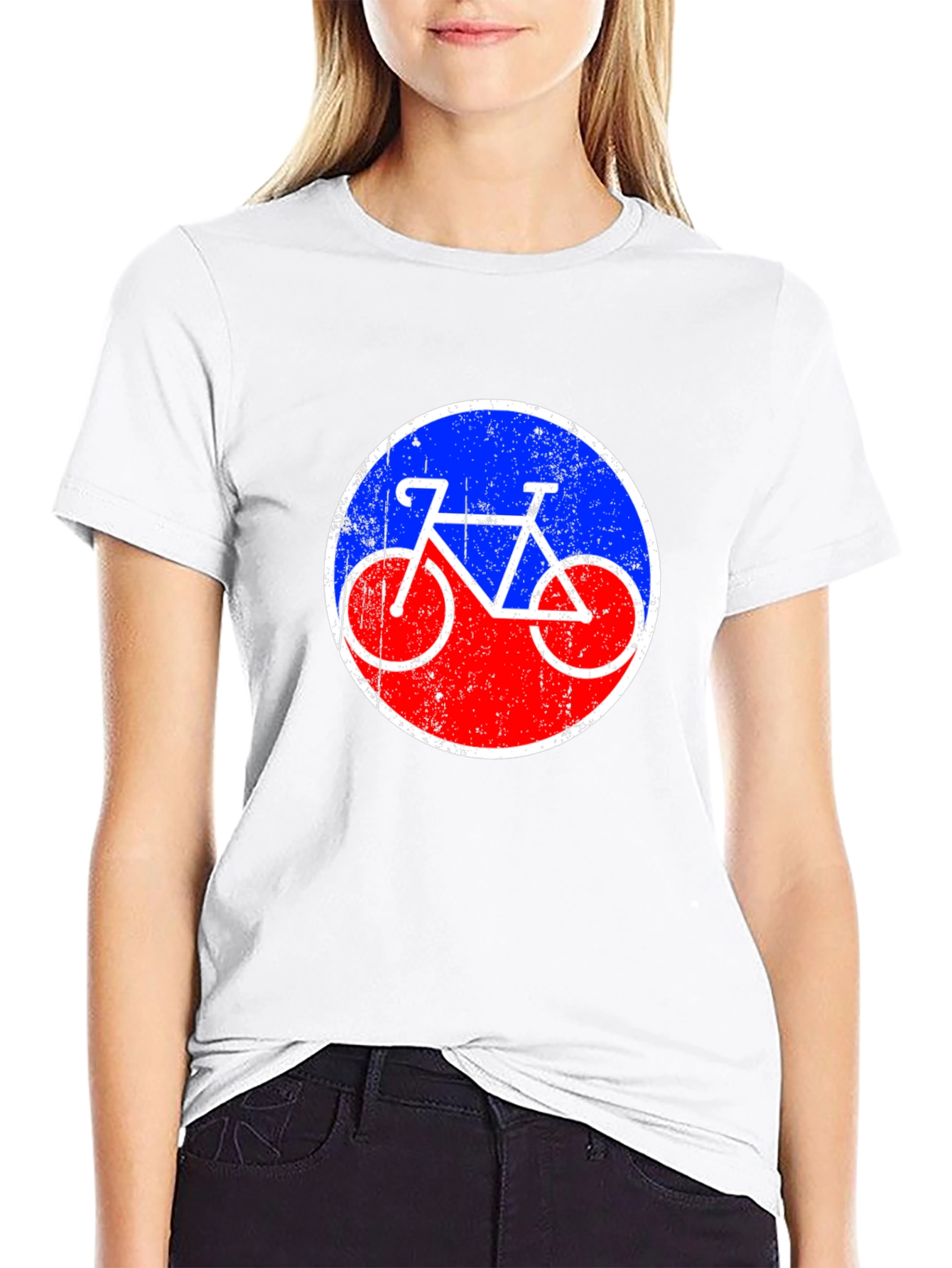 Retro Bicycle Graphic Tee - Classic Style