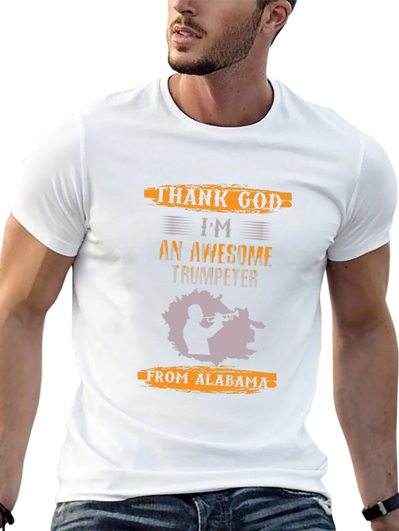Awesome Trumpeter T-Shirt - Alabama Pride