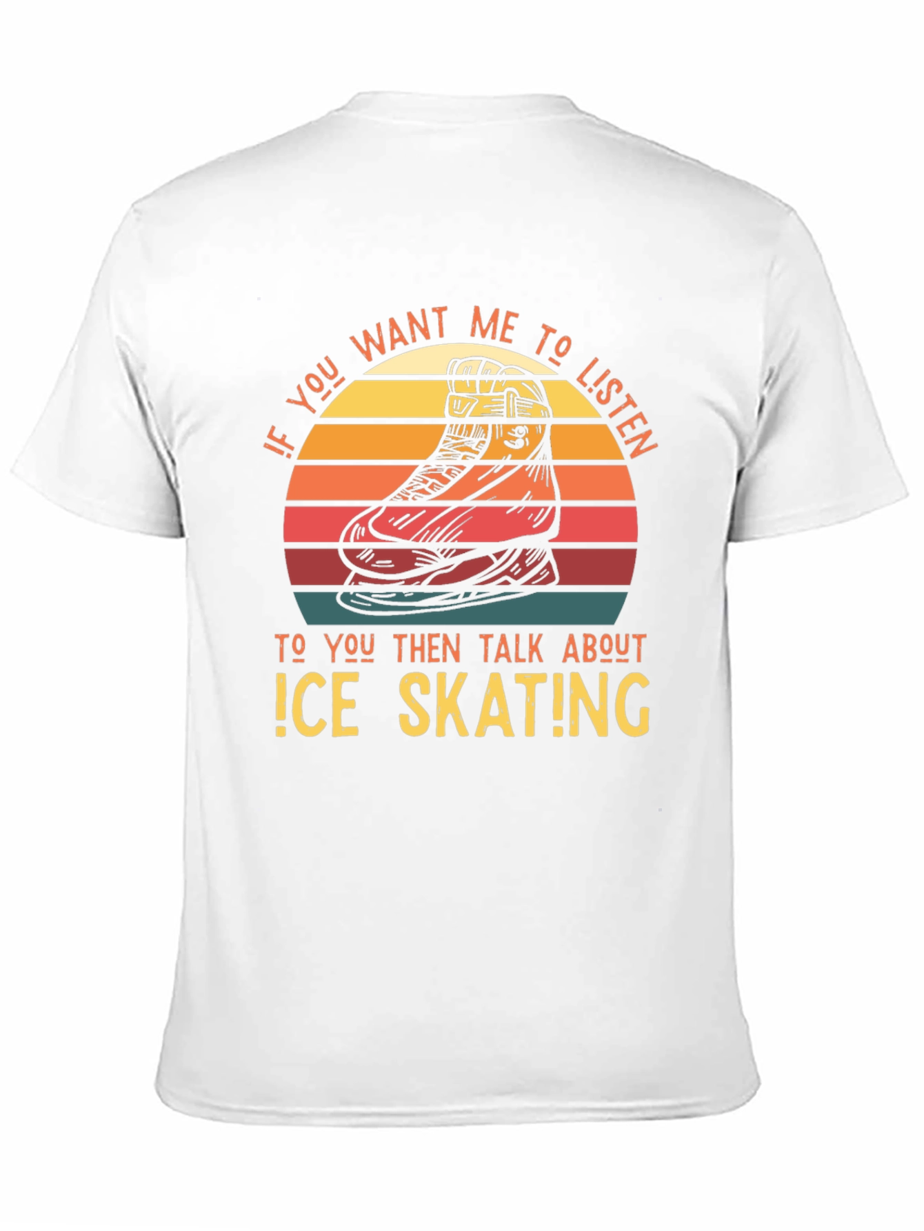 Ice Skating Retro T-Shirt