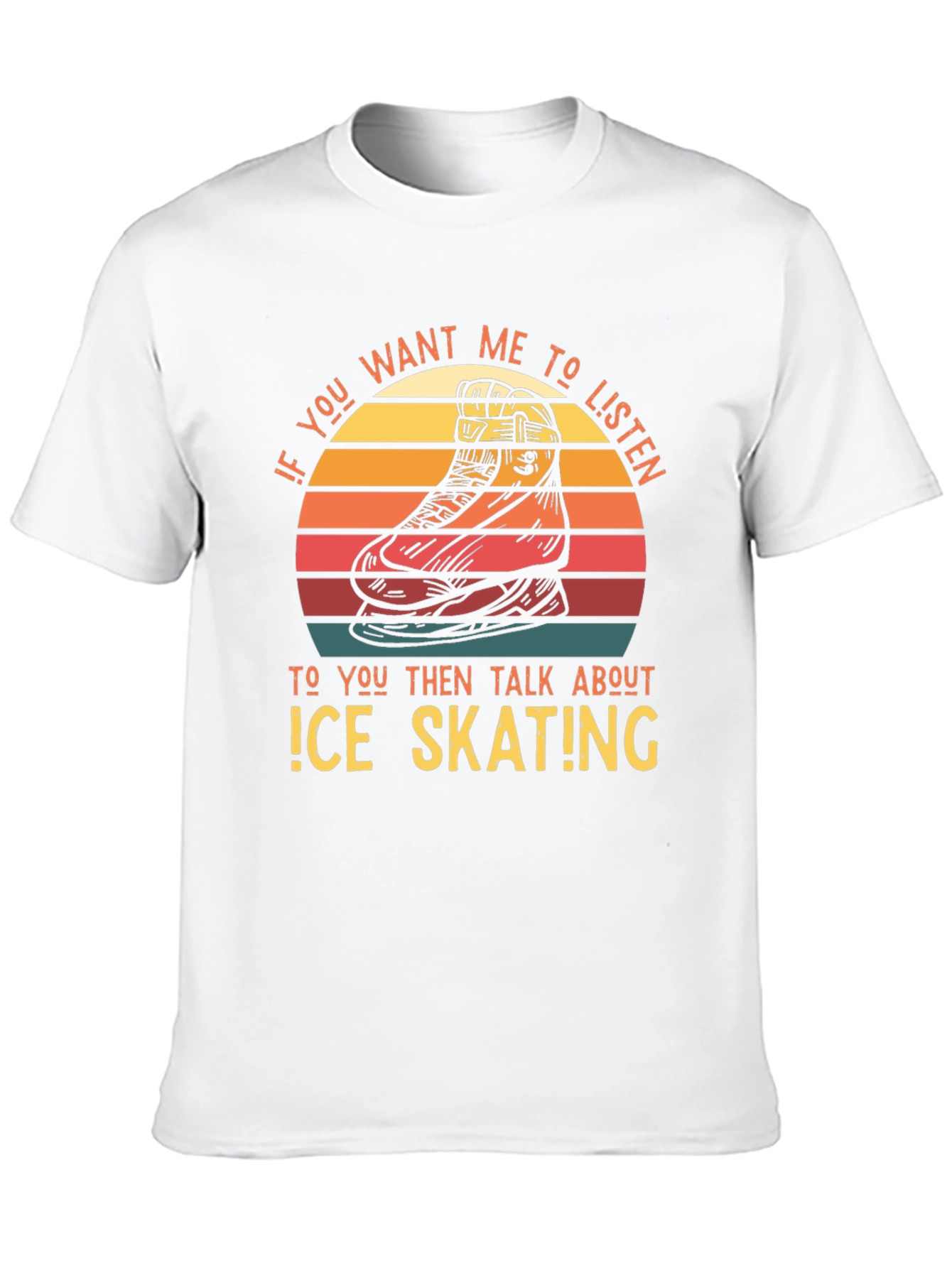 Ice Skating Retro T-Shirt