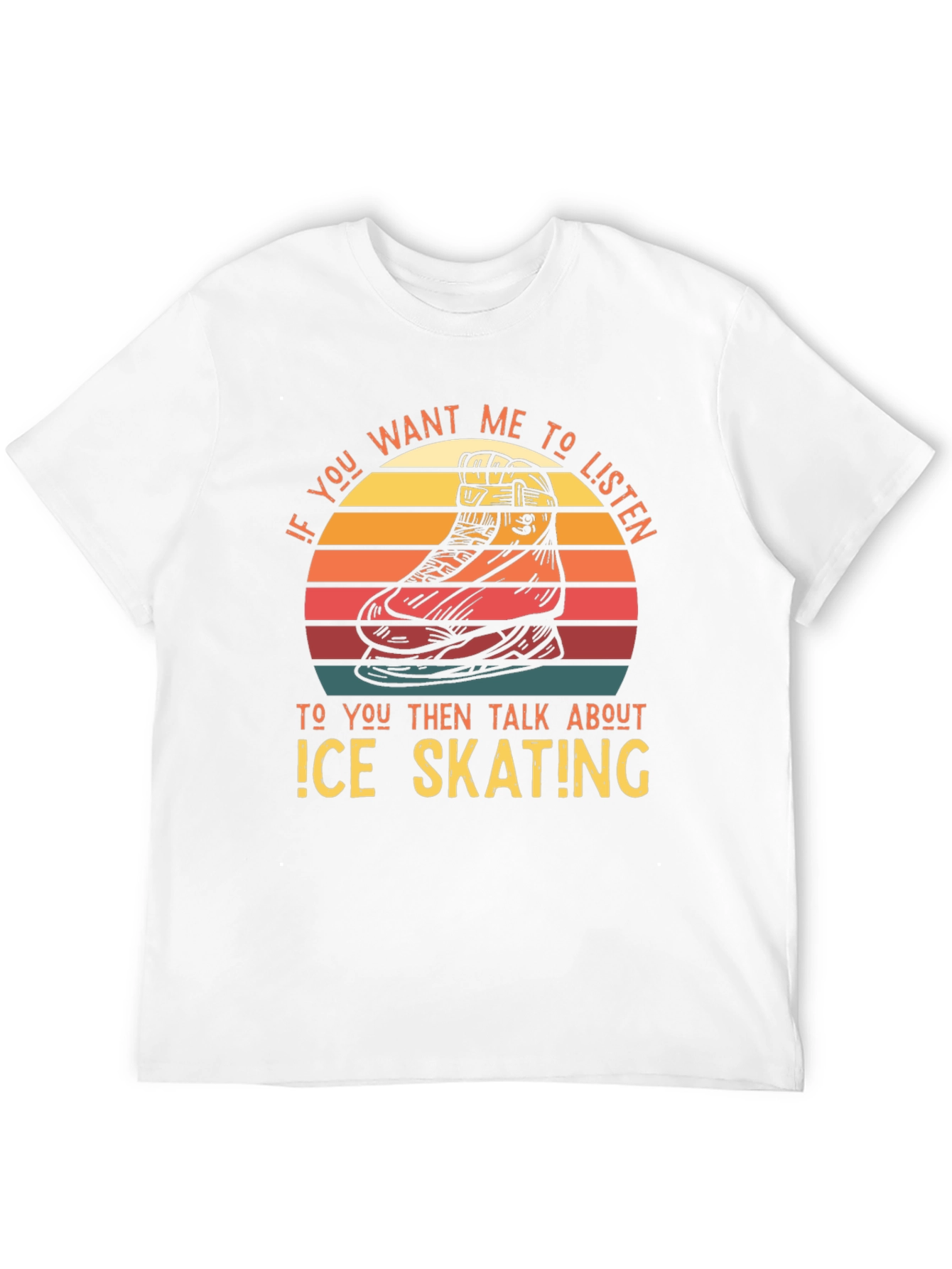 Ice Skating Retro T-Shirt