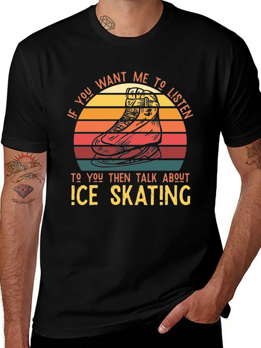Ice Skating Retro T-Shirt