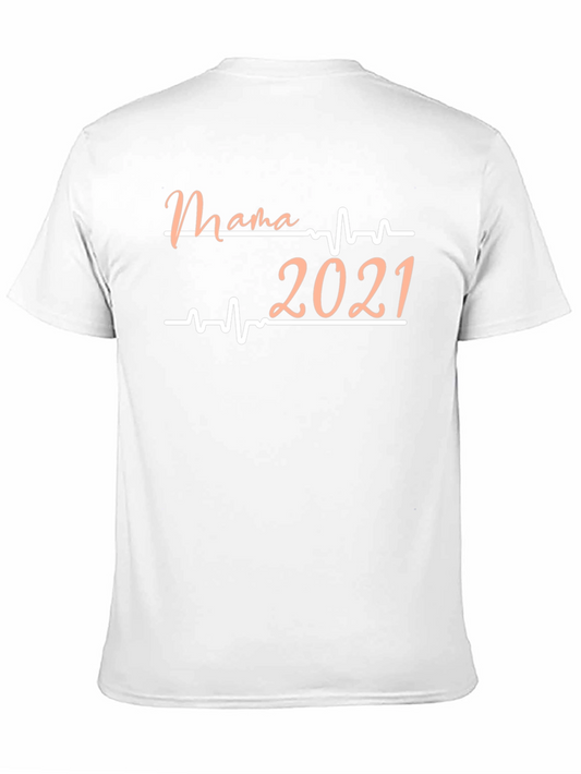 Mama Heartbeat 2021 Black T-Shirt