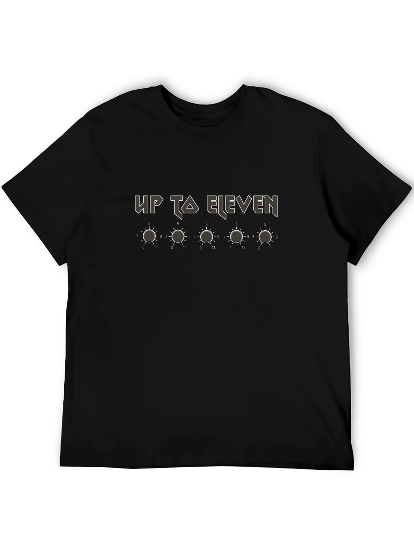Up To Eleven Black Graphic Tee