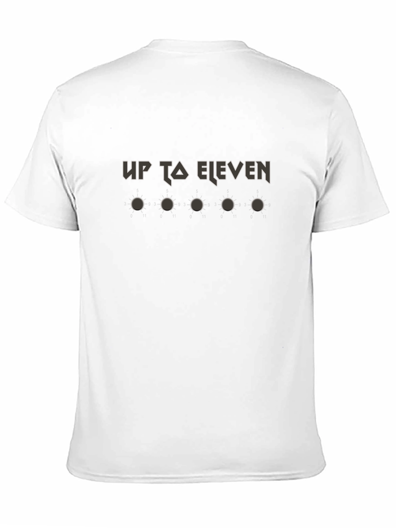 Up To Eleven Black Graphic Tee