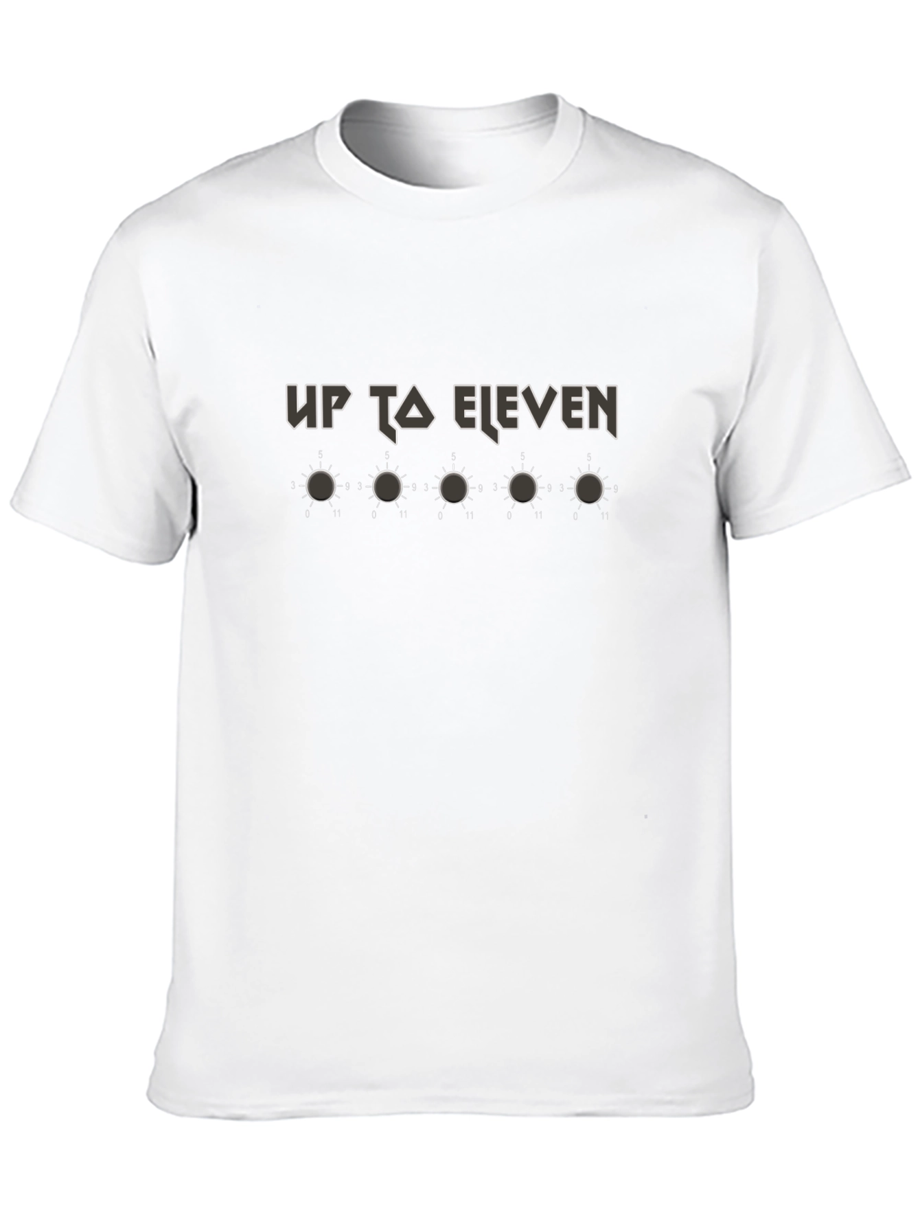 Up To Eleven Black Graphic Tee