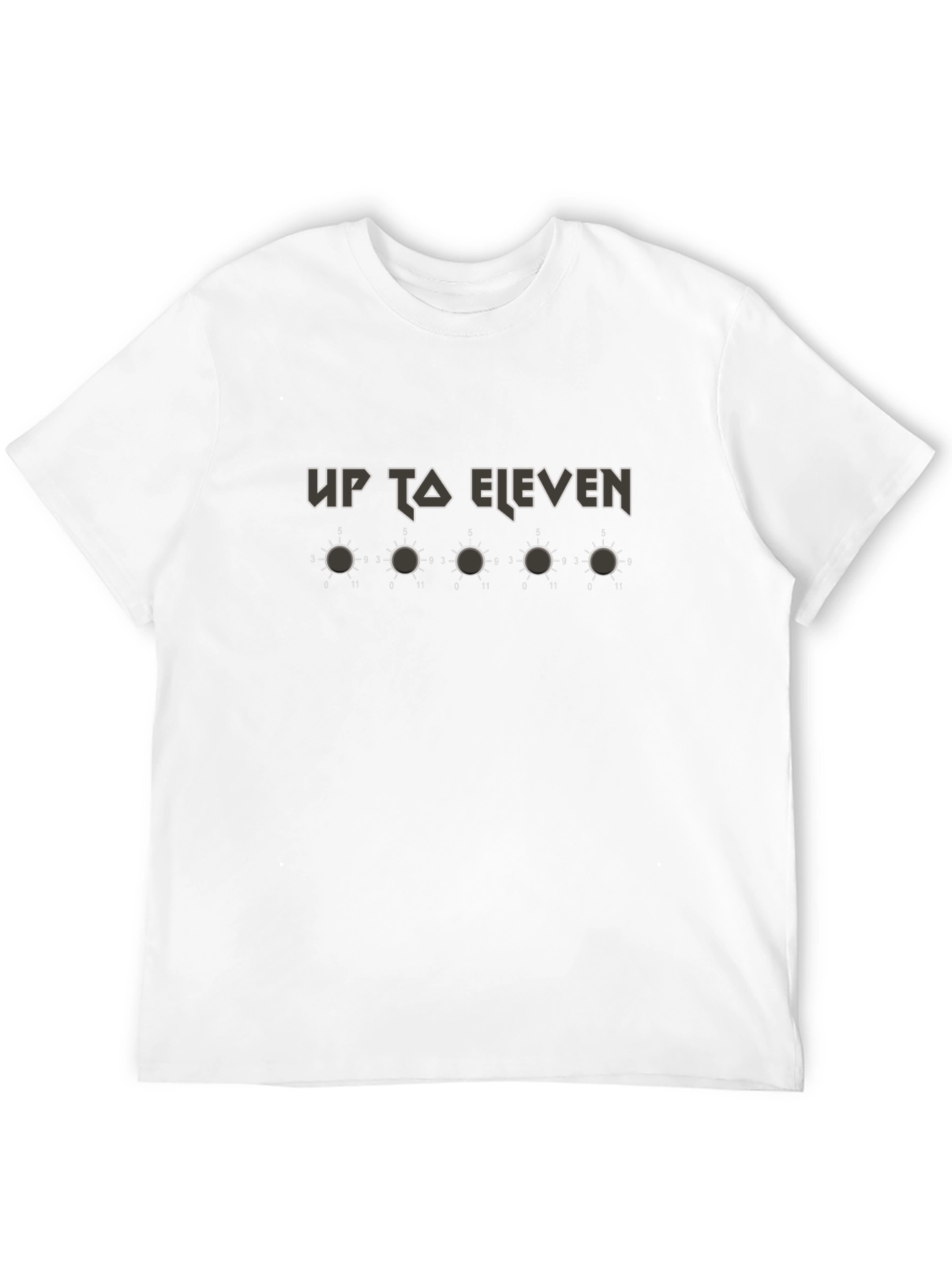 Up To Eleven Black Graphic Tee