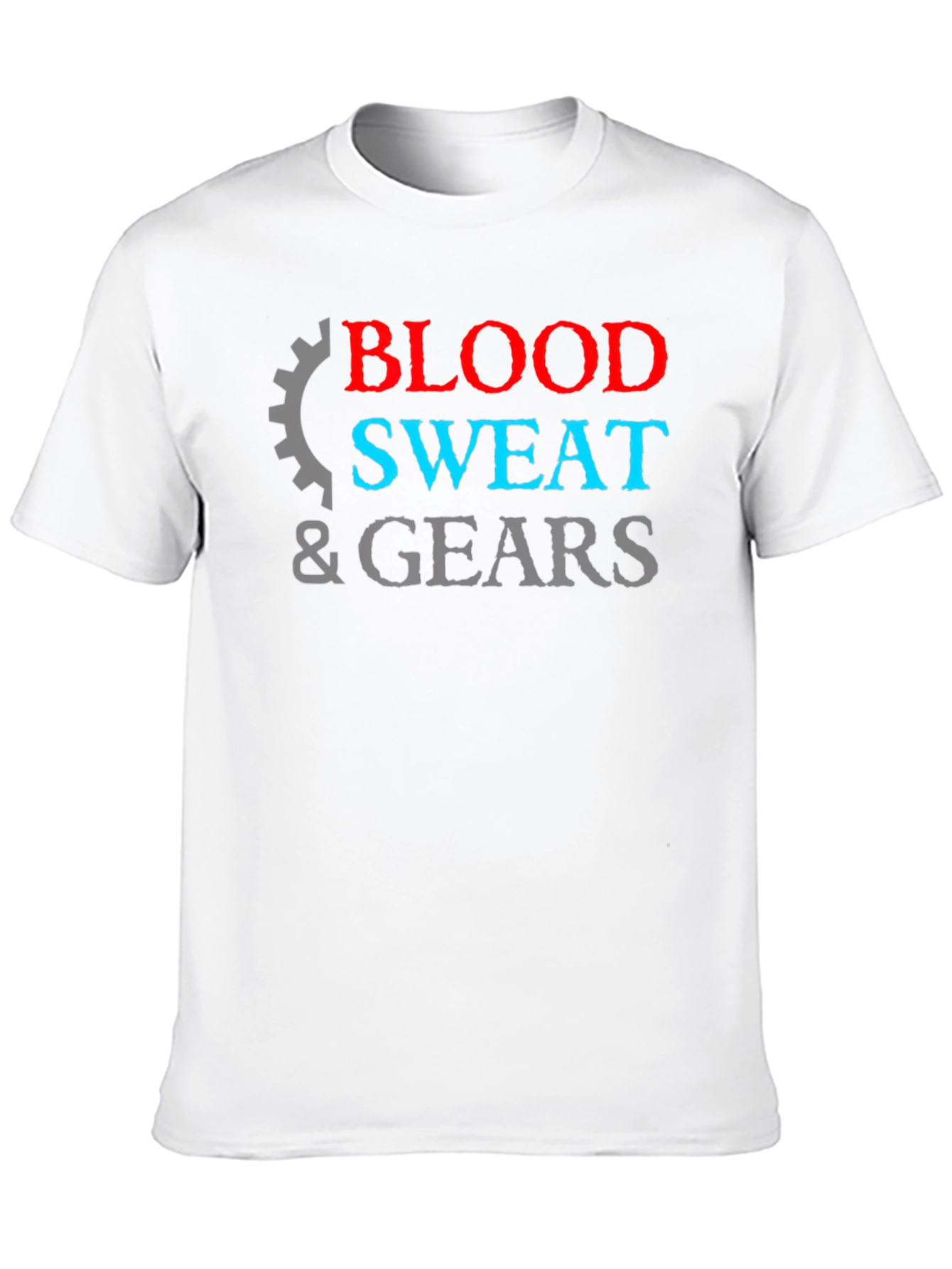 Blood Sweat & Gears Graphic Tee - Black