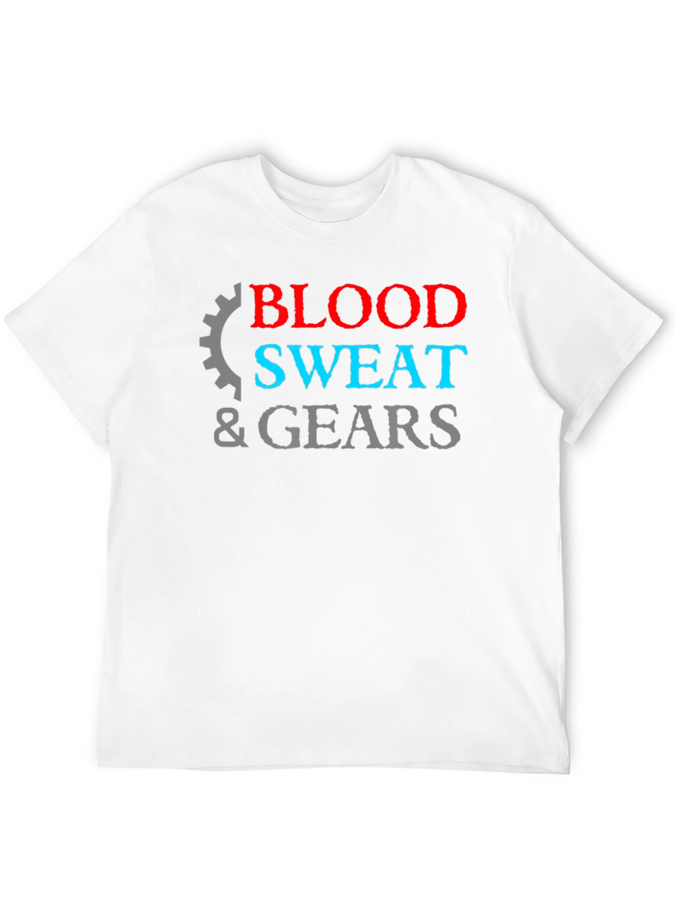 Blood Sweat & Gears Graphic Tee - Black