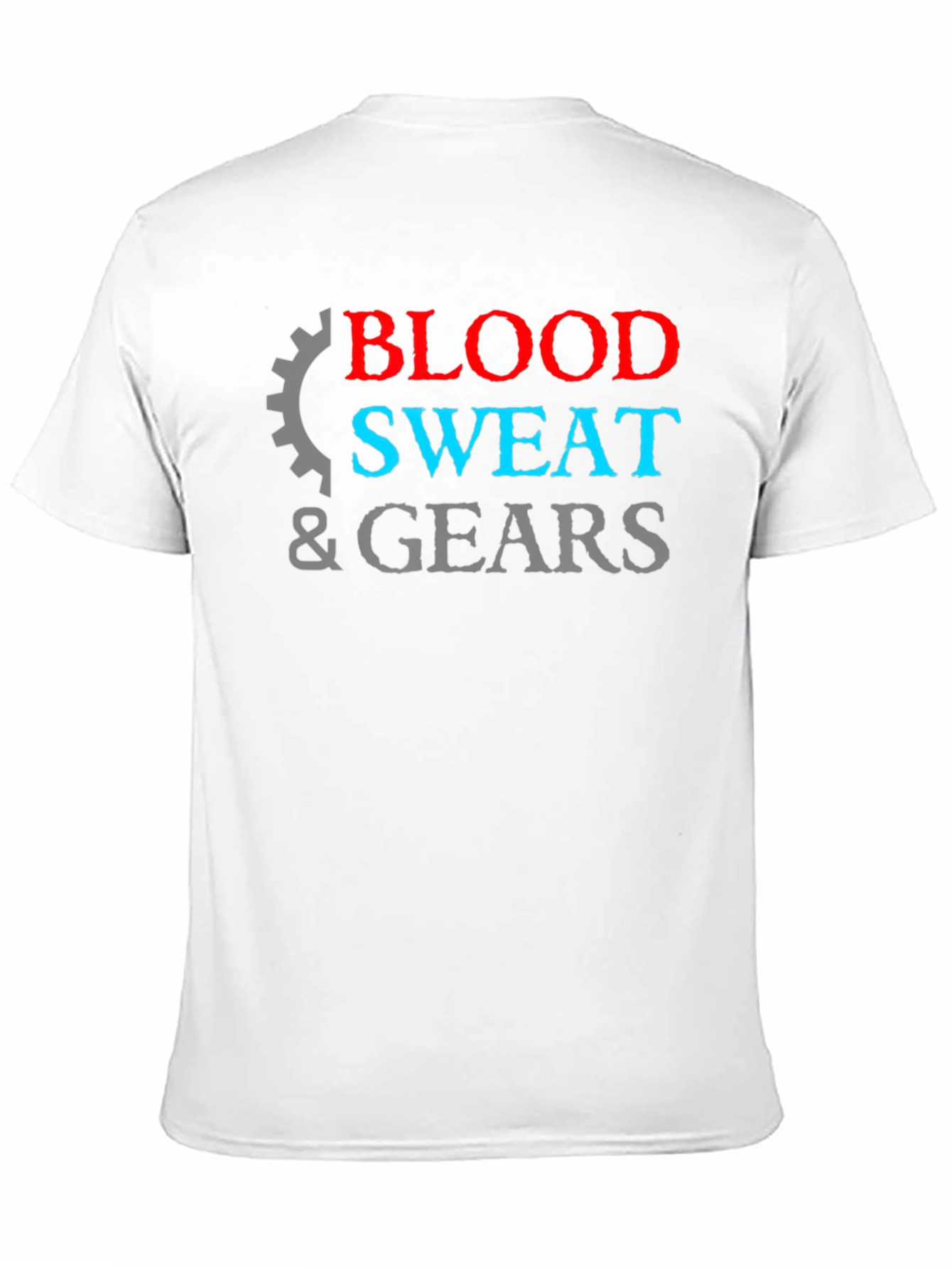 Blood Sweat & Gears Graphic Tee - Black