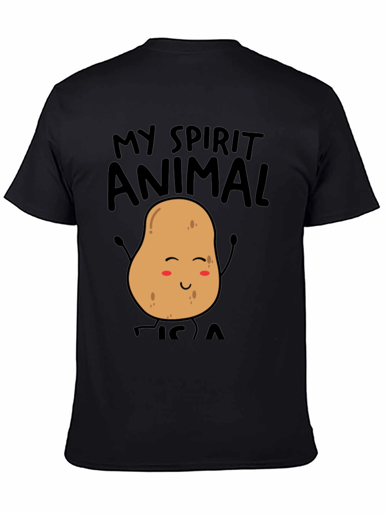 My Spirit Animal Potato Funny Graphic Tee