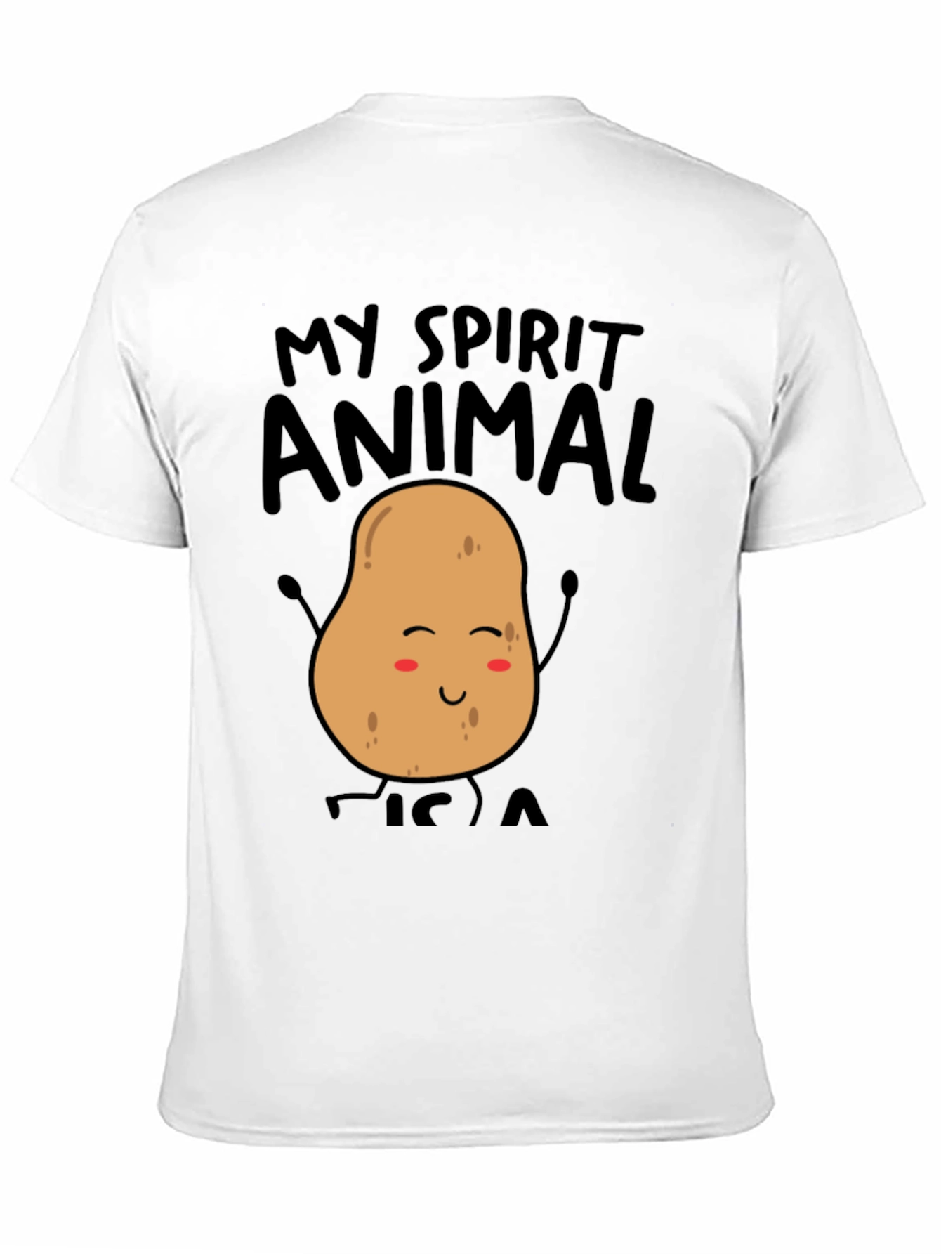 My Spirit Animal Potato Funny Graphic Tee