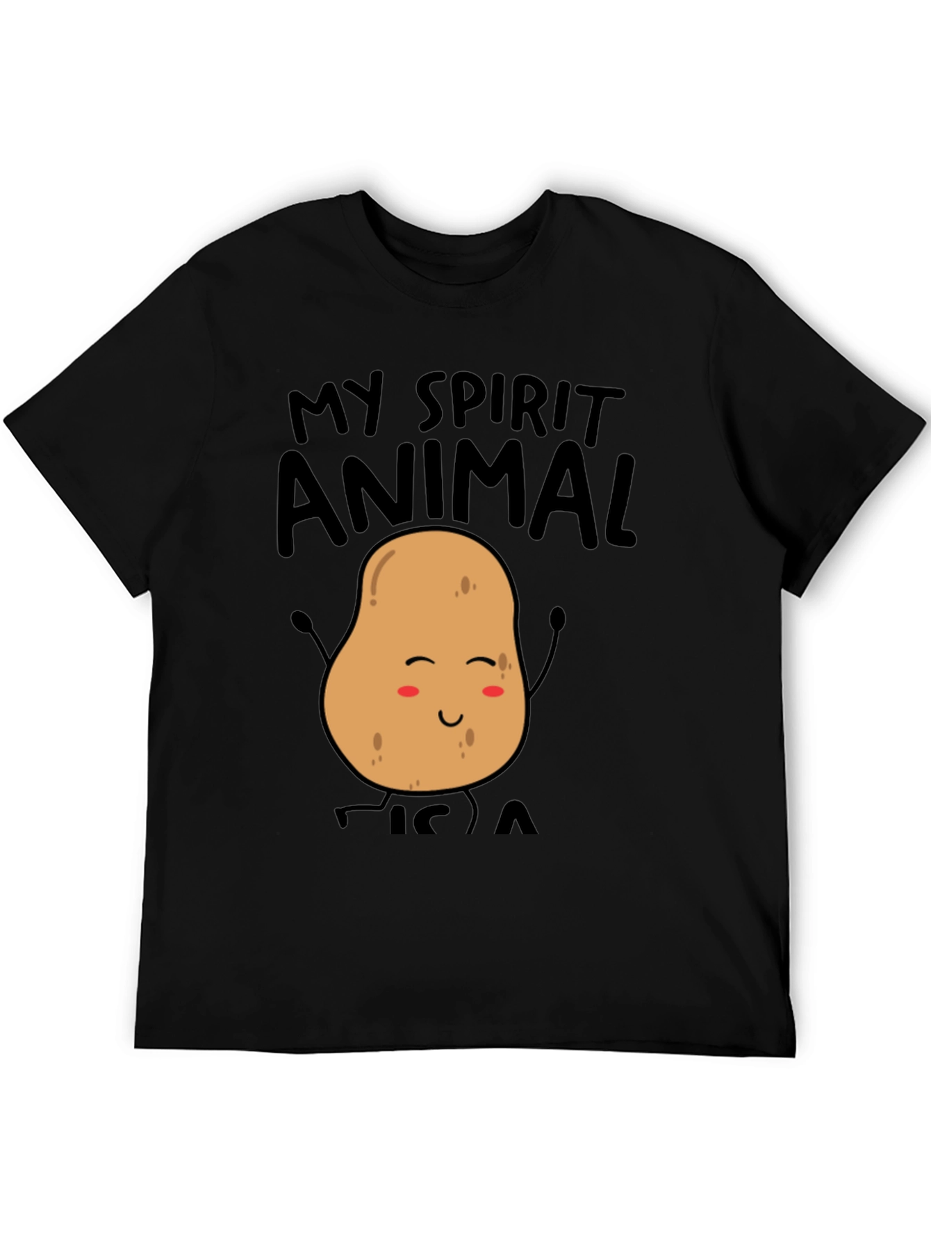 My Spirit Animal Potato Funny Graphic Tee
