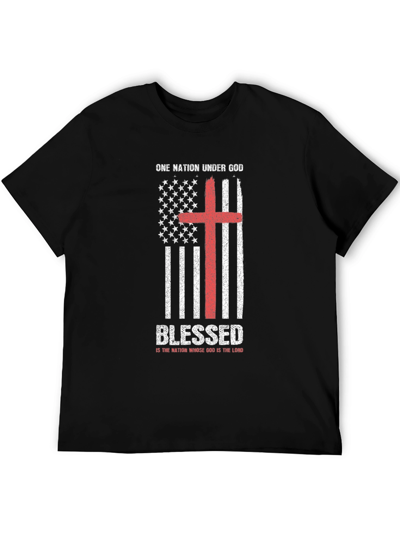 Blessed One Nation Under God Christian T-Shirt