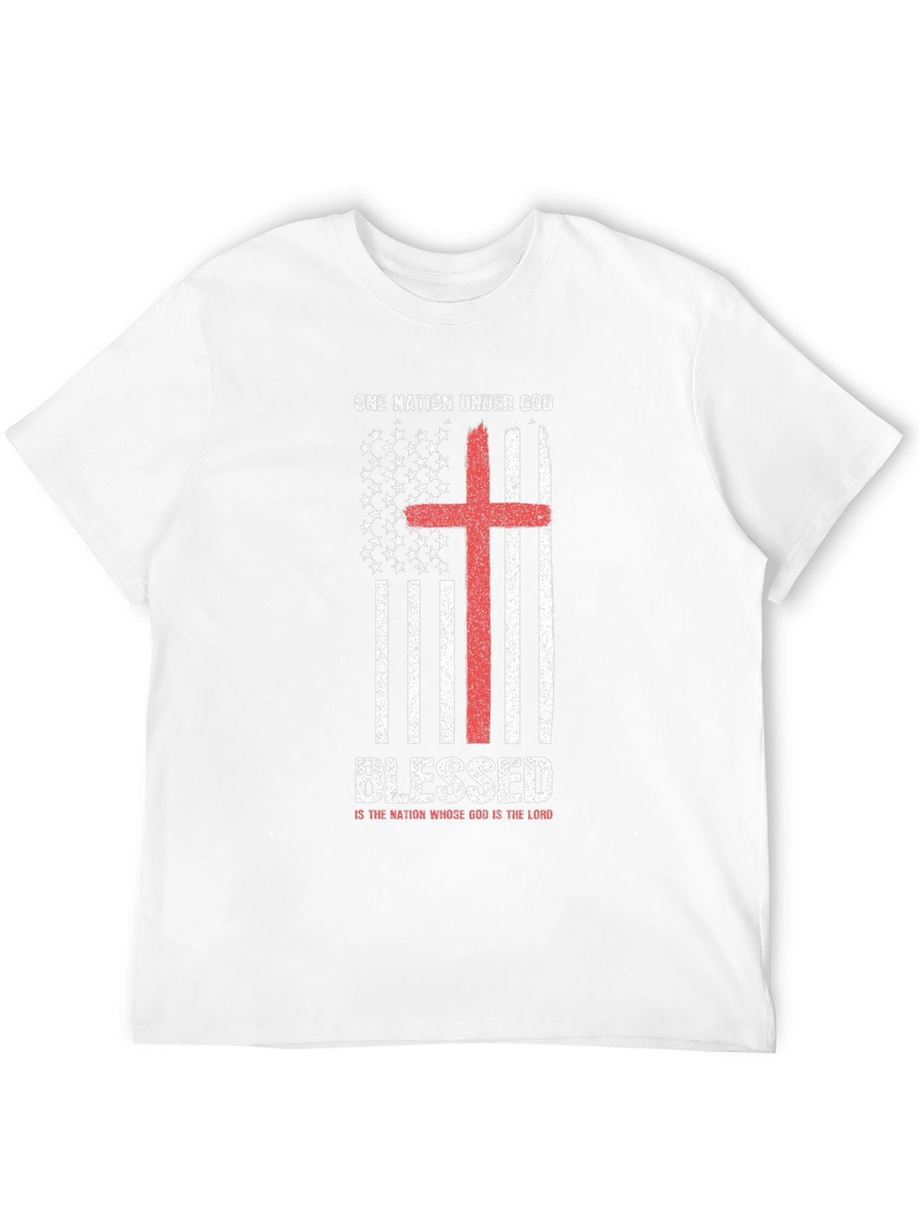 Blessed One Nation Under God Christian T-Shirt