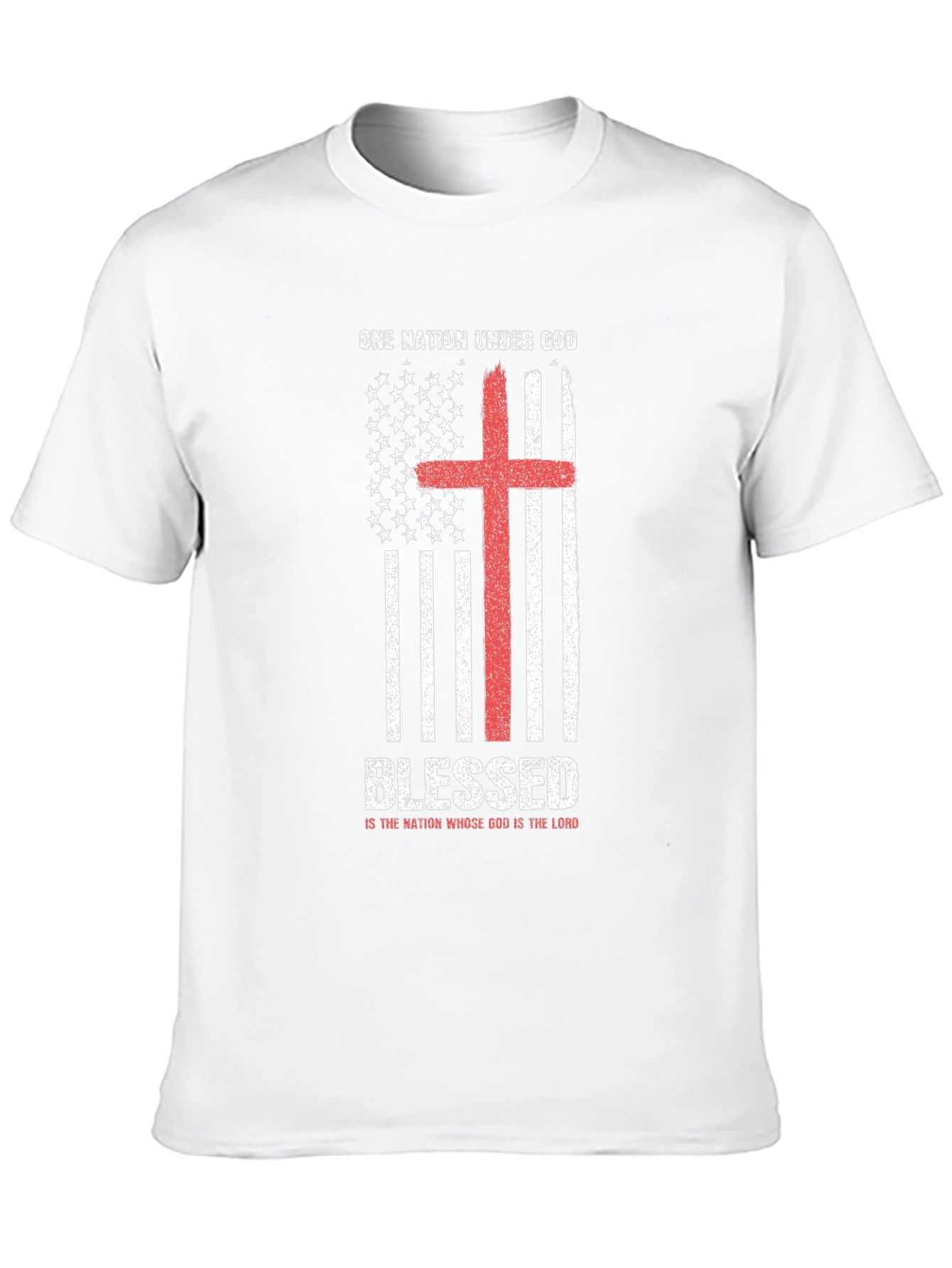 Blessed One Nation Under God Christian T-Shirt