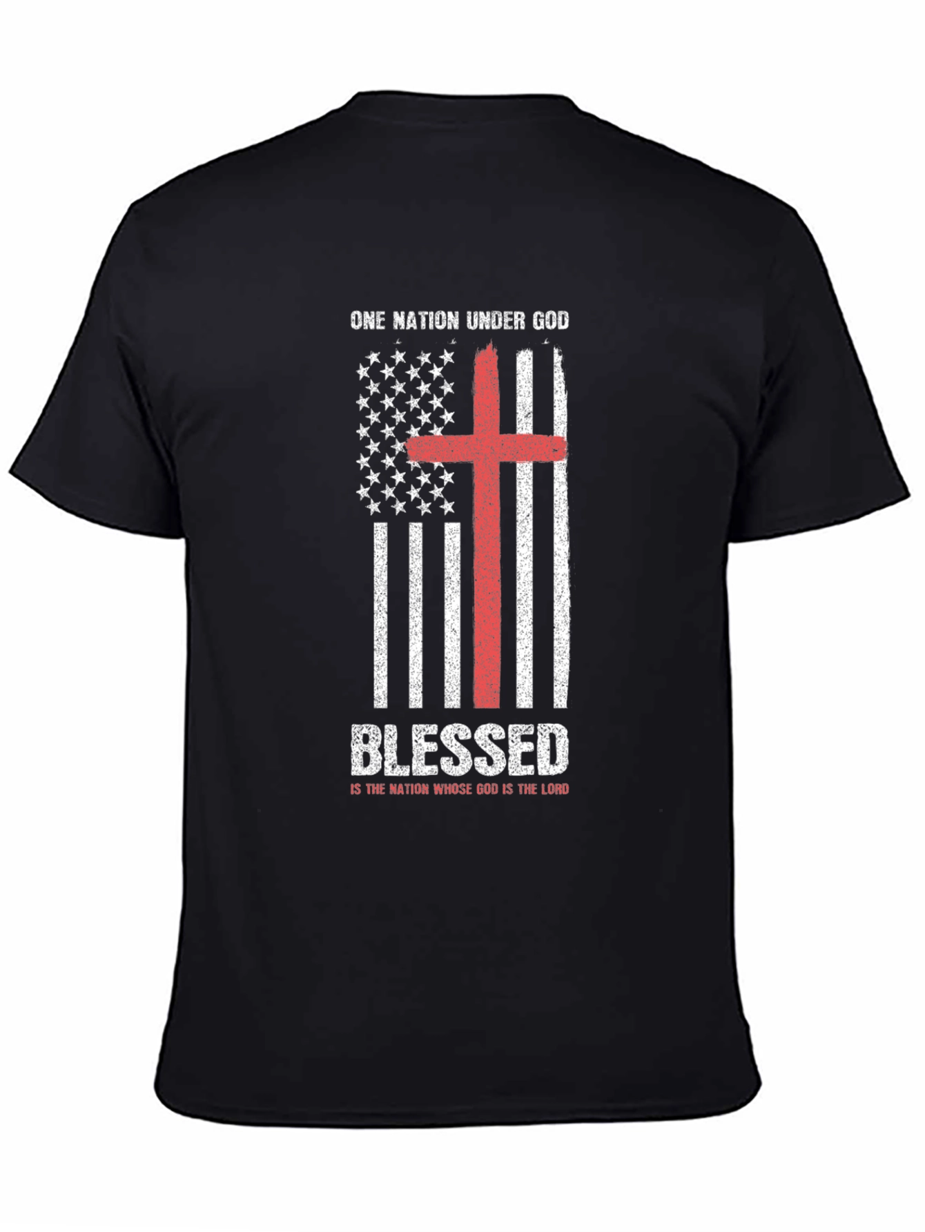 Blessed One Nation Under God Christian T-Shirt