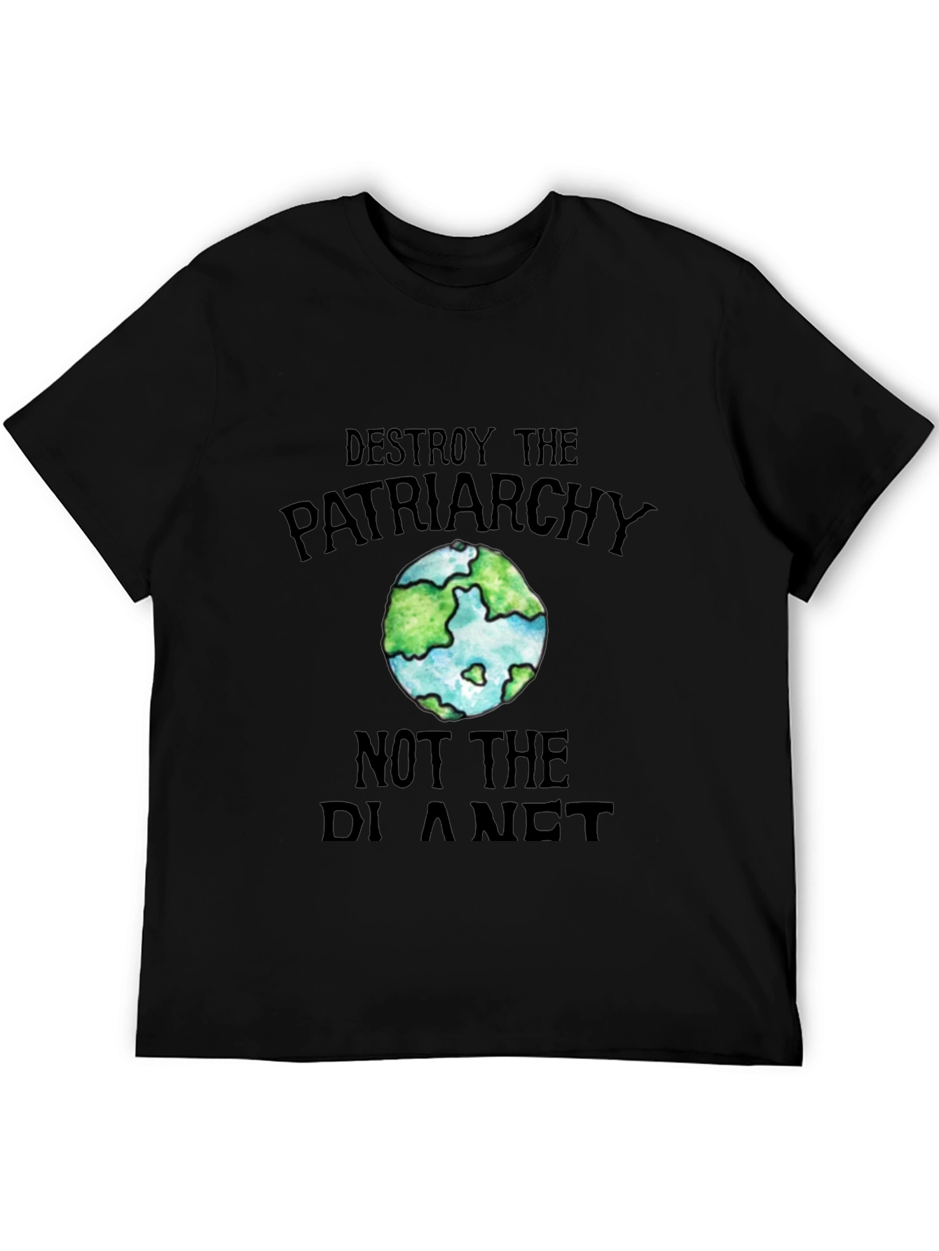 Destroy Patriarchy Earth Graphic Tee
