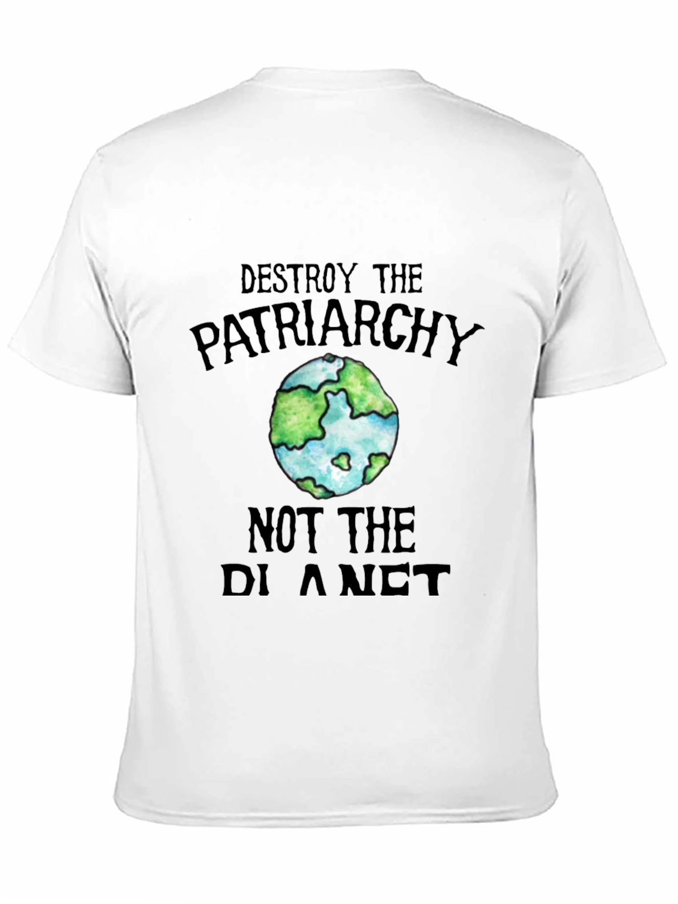Destroy Patriarchy Earth Graphic Tee