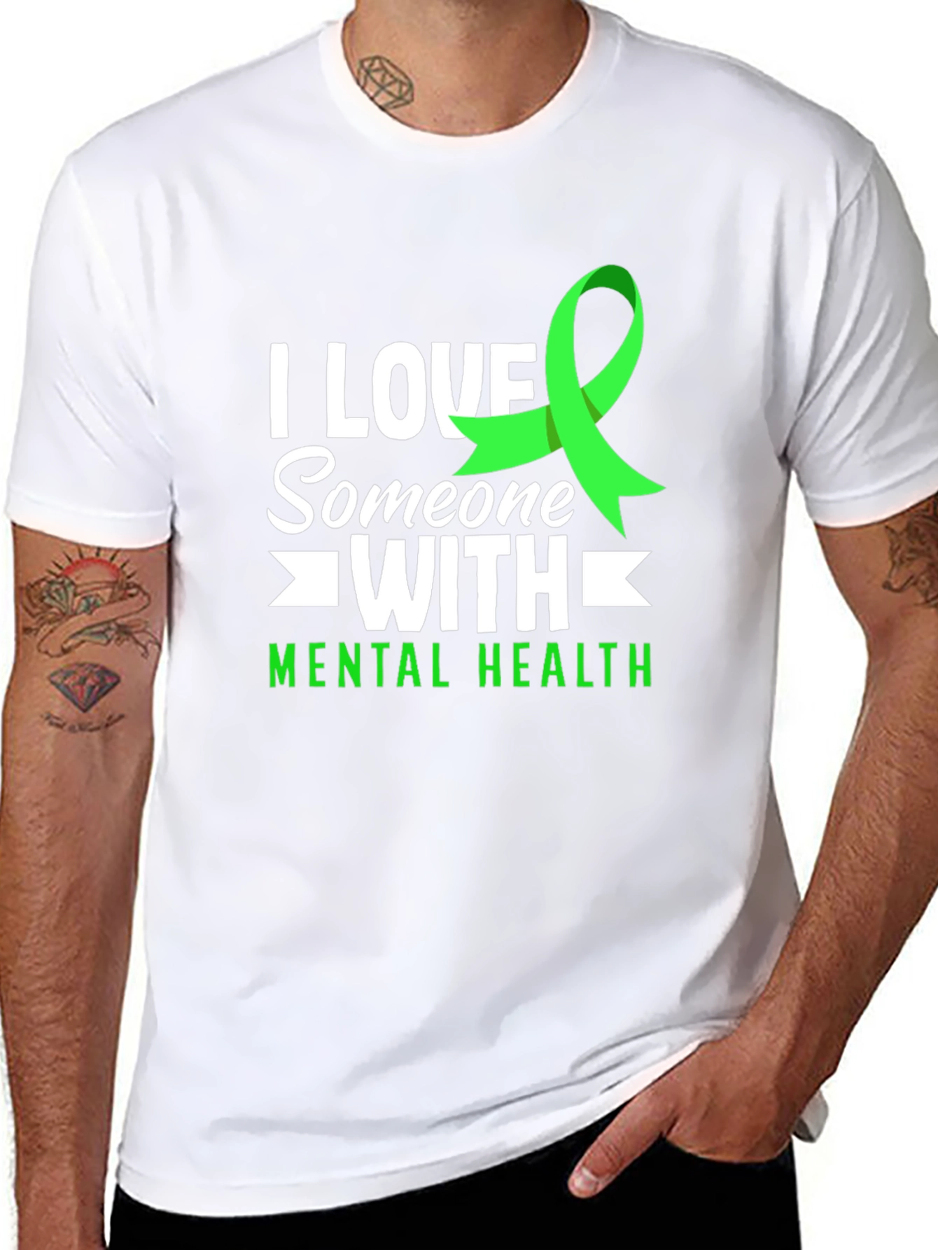 Mental Health Awareness T-Shirt - I Love Someone With