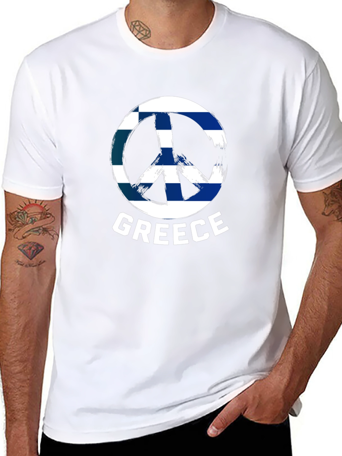Greece Peace Sign T-Shirt