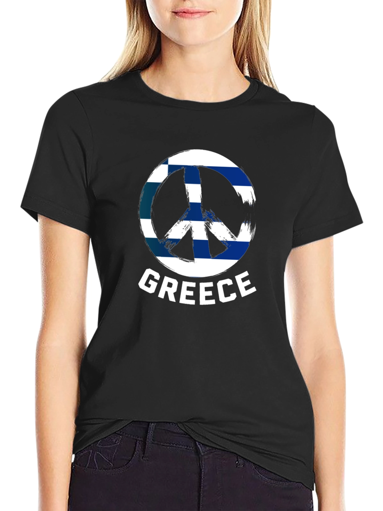 Greece Peace Sign T-Shirt