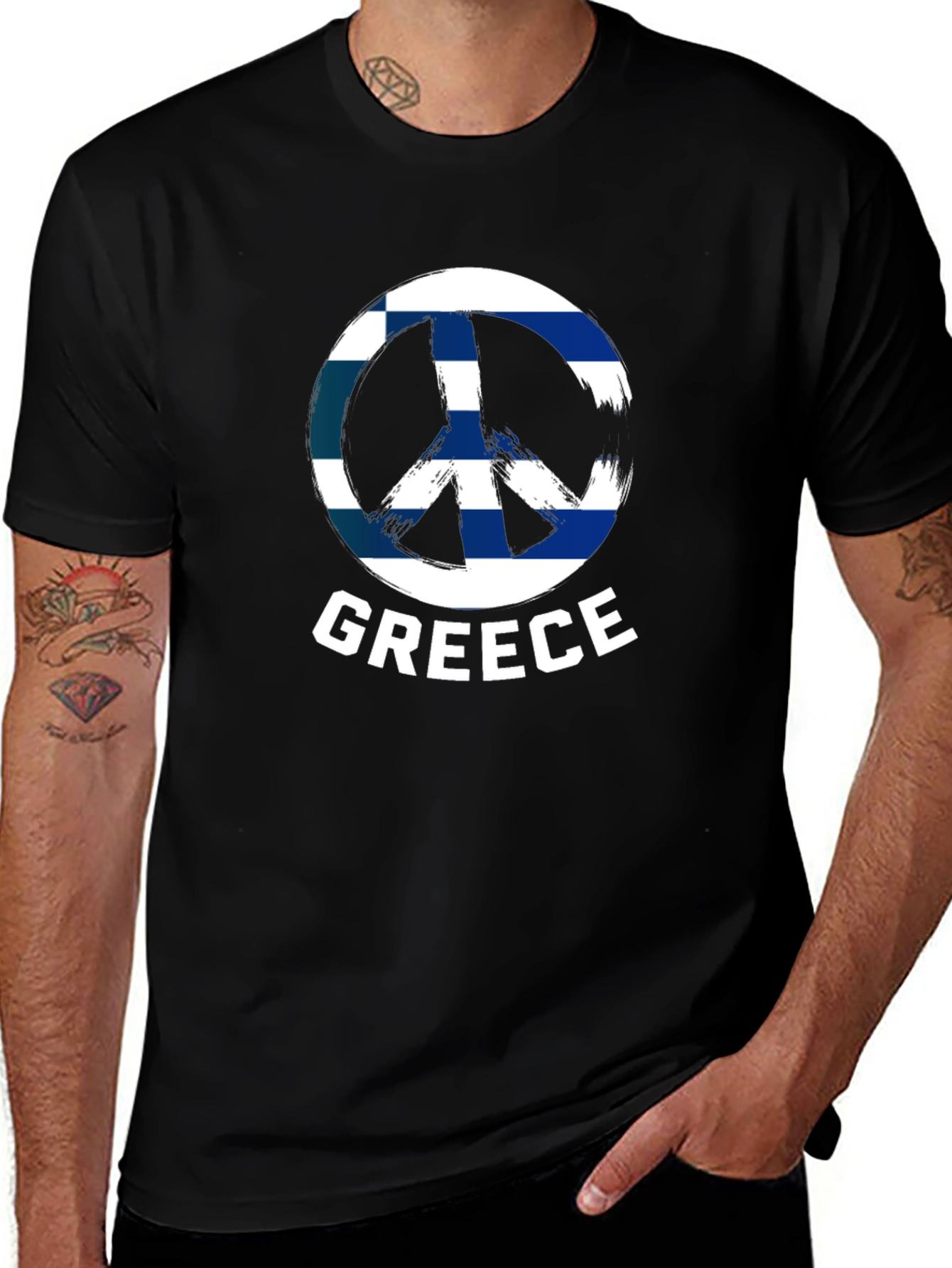 Greece Peace Sign T-Shirt