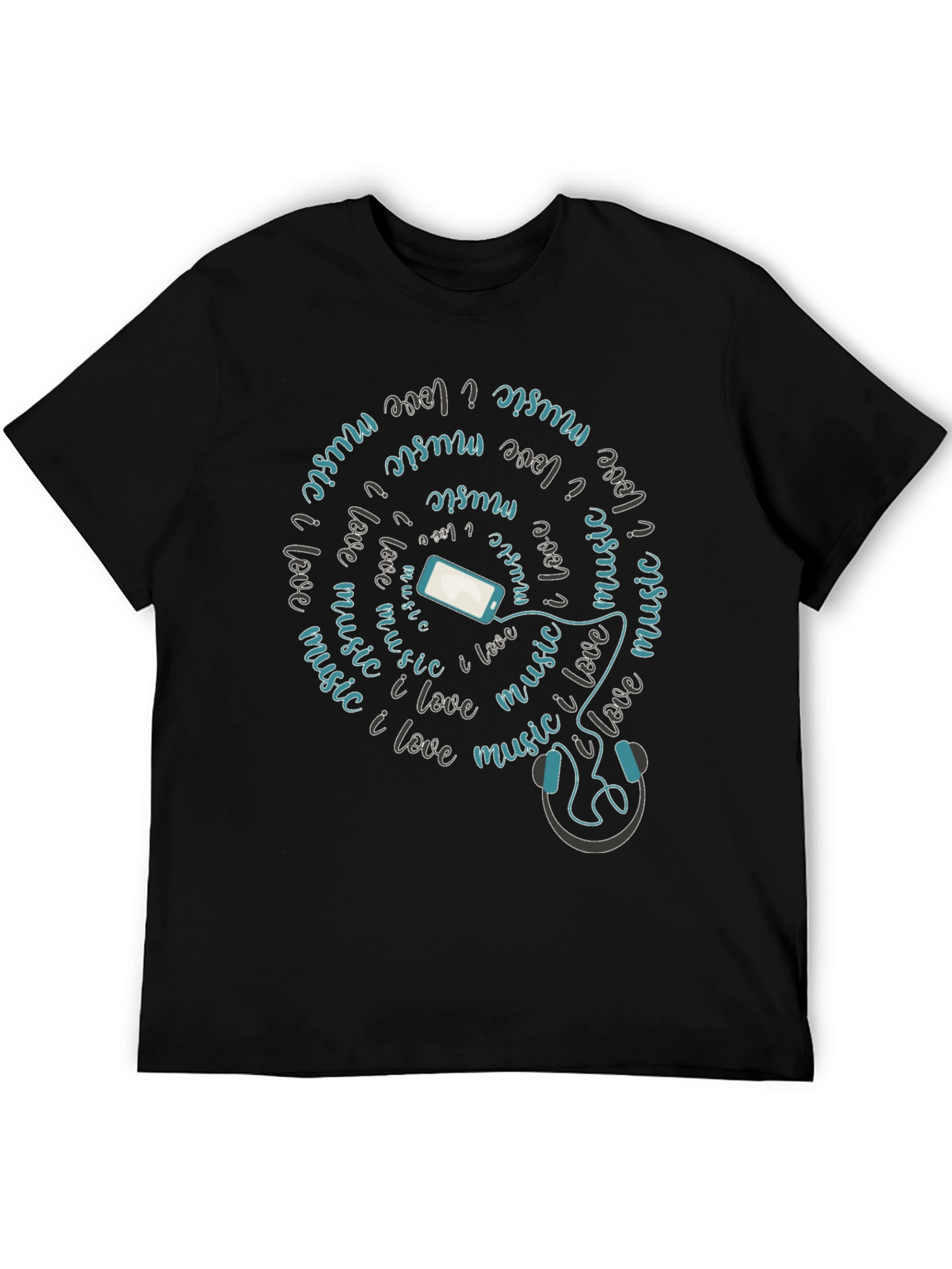 I Love Music Graphic T-Shirt