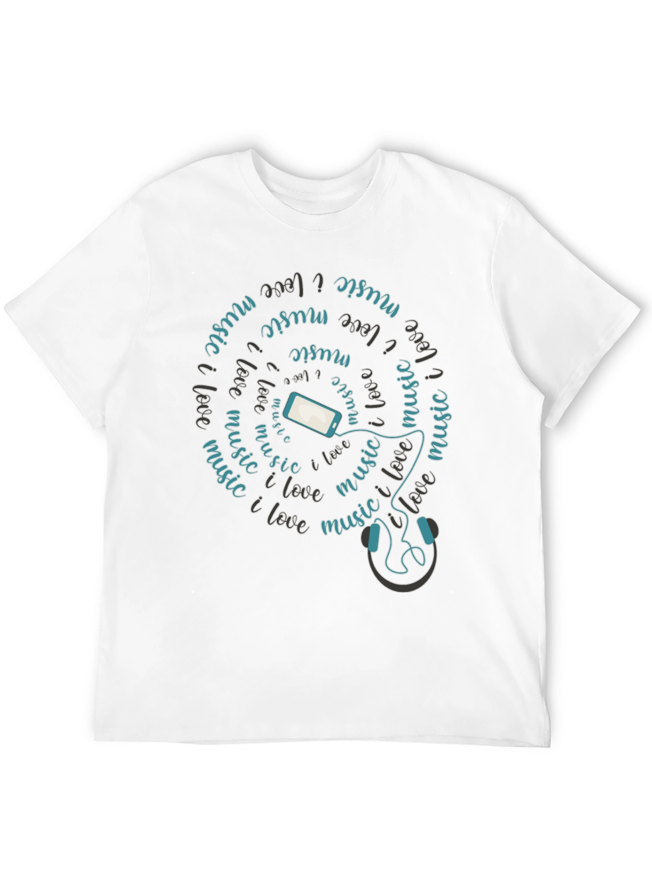 I Love Music Graphic T-Shirt