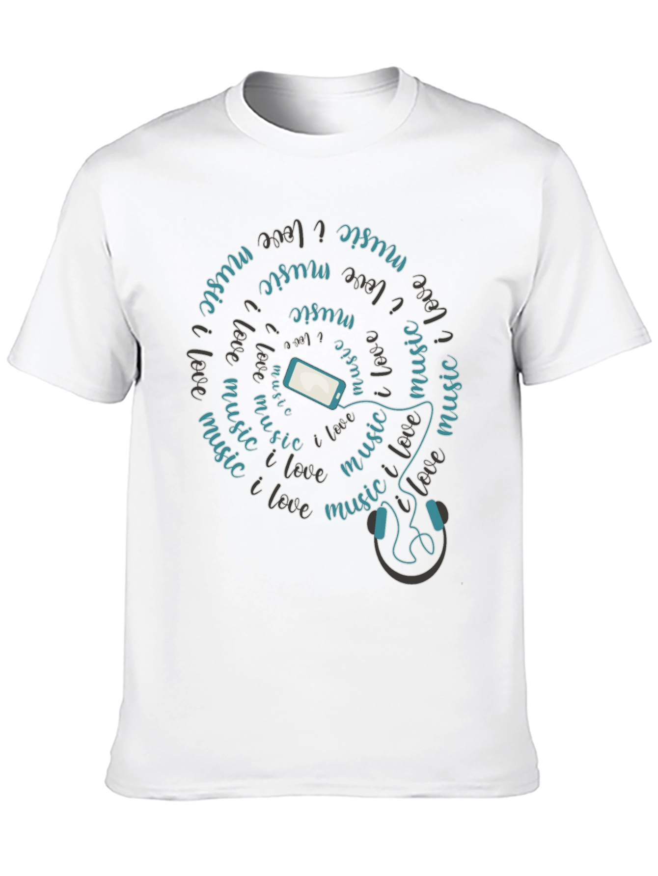 I Love Music Graphic T-Shirt