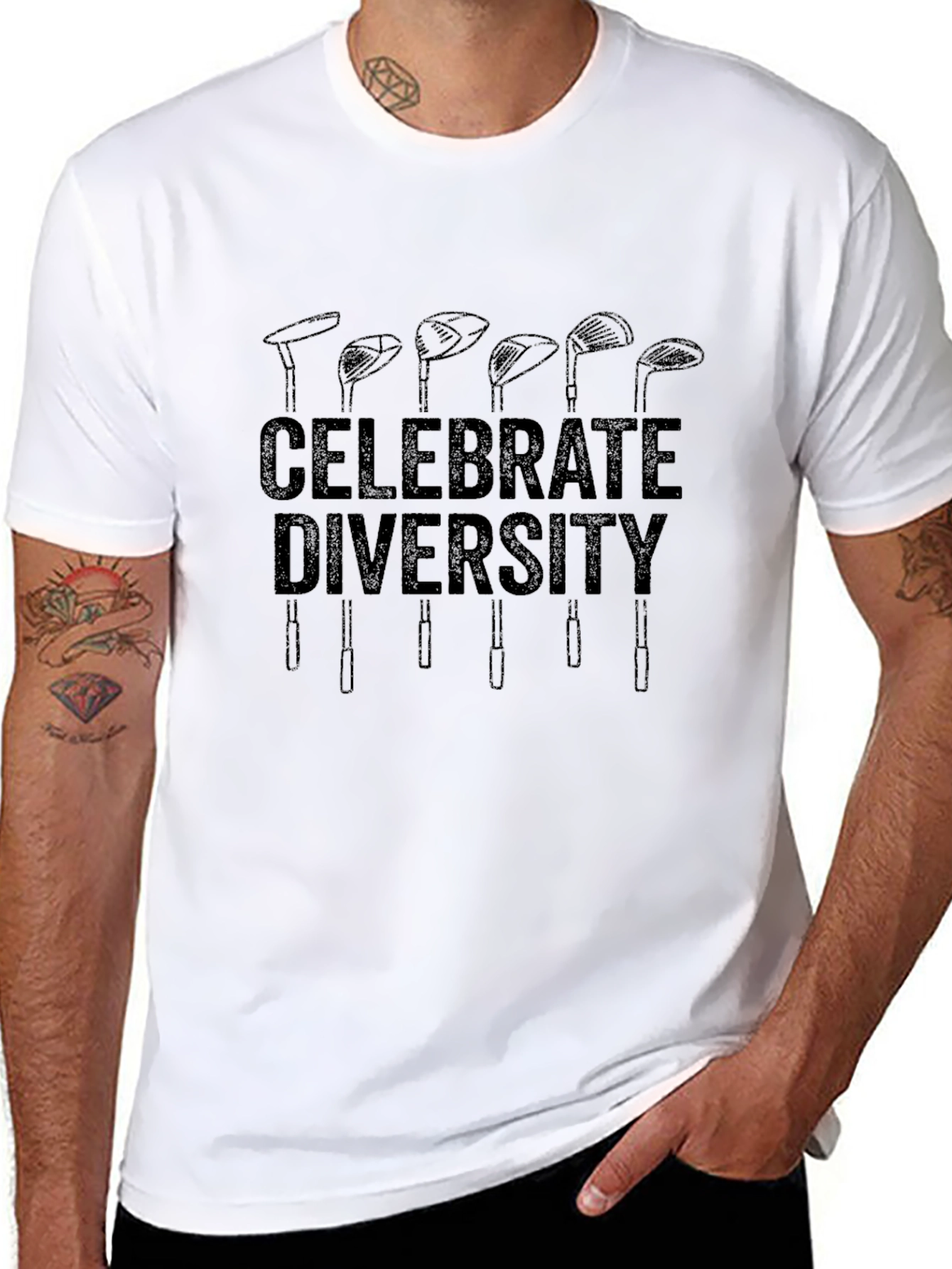 Celebrate Diversity Golf Club T-Shirt