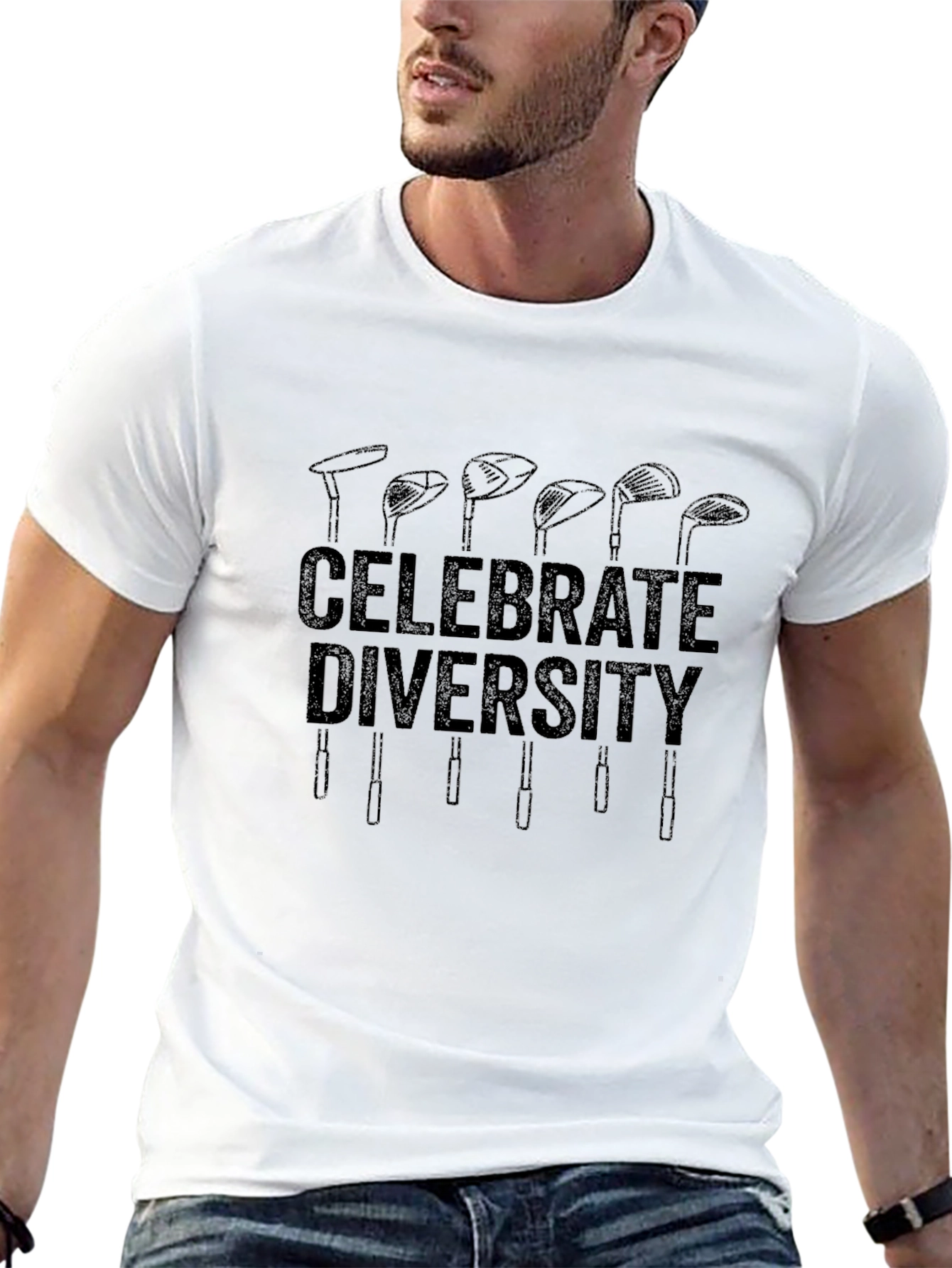 Celebrate Diversity Golf Club T-Shirt