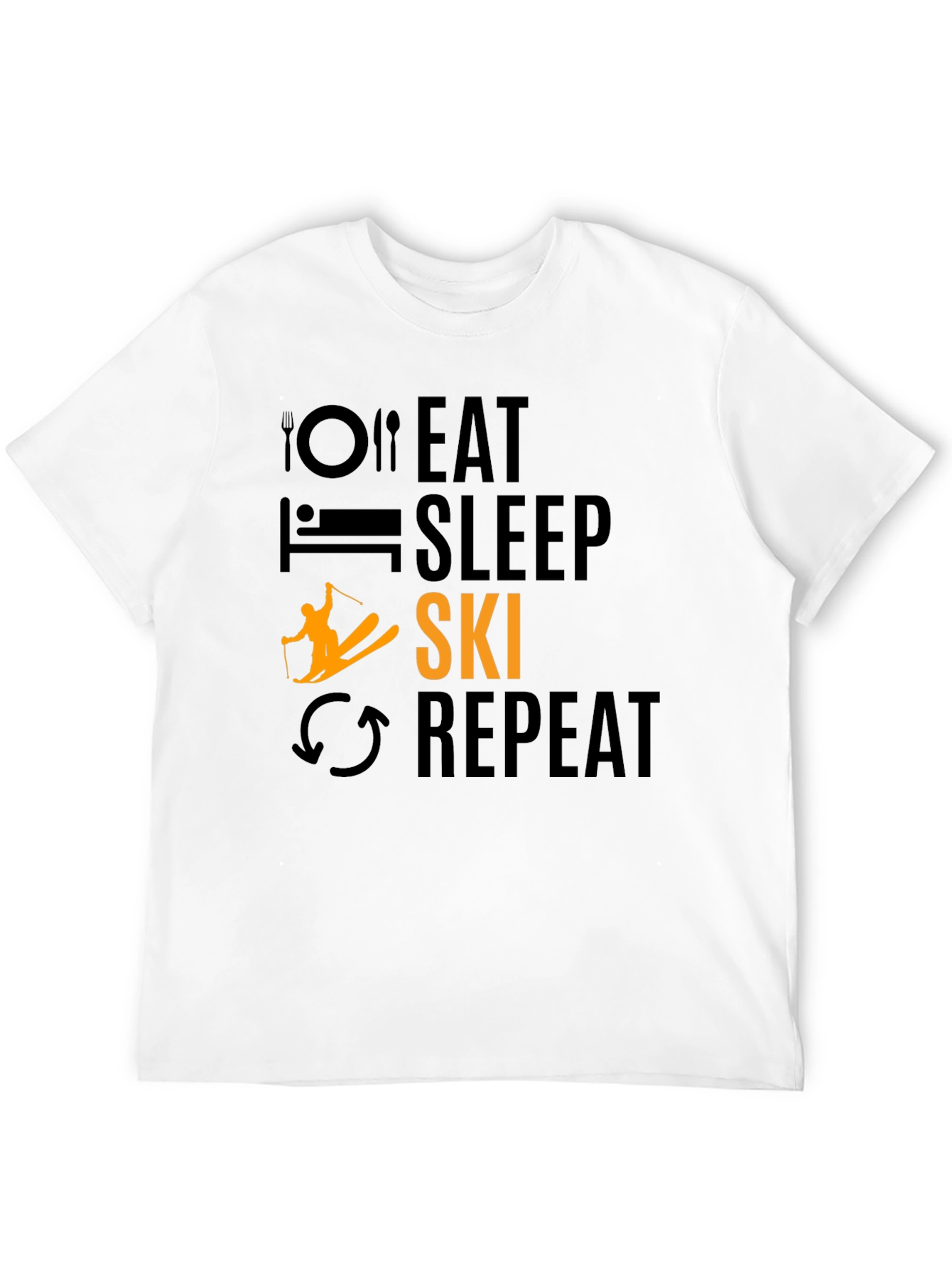 Eat Sleep Ski Repeat T-Shirt