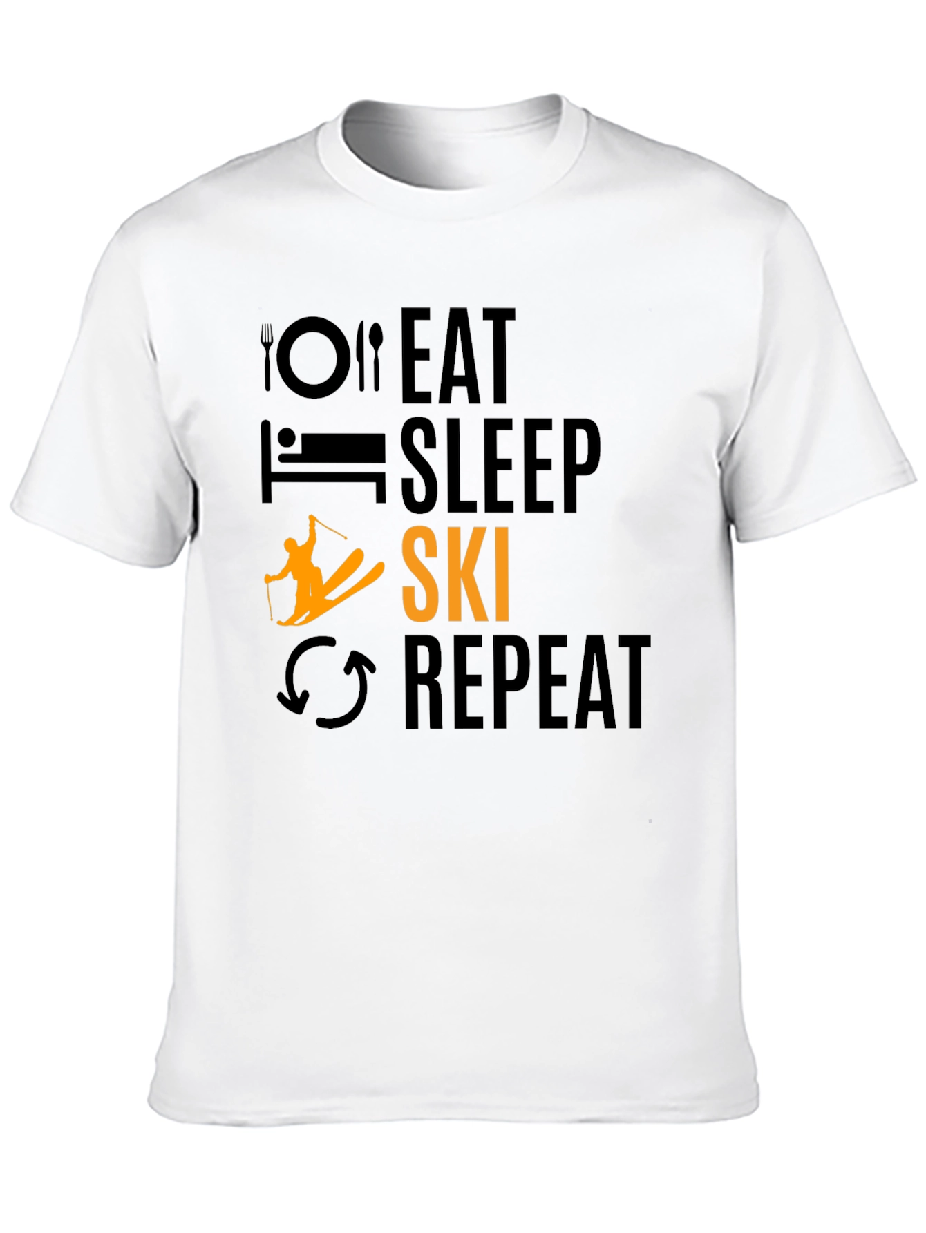 Eat Sleep Ski Repeat T-Shirt