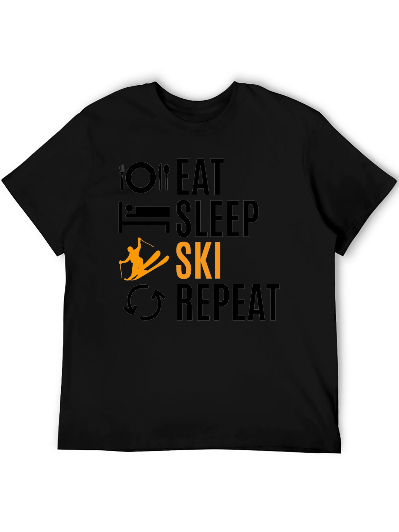 Eat Sleep Ski Repeat T-Shirt